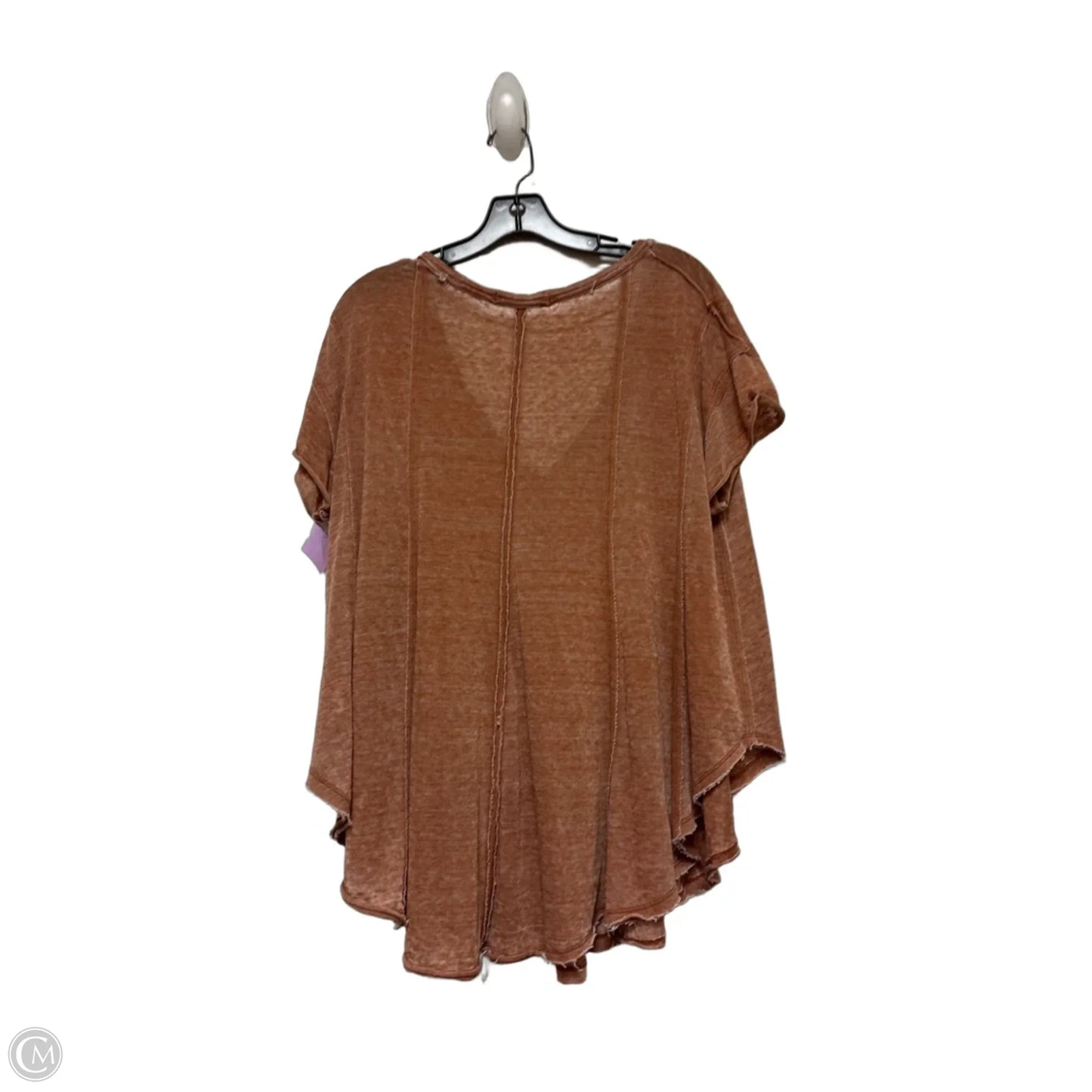 Top Short Sleeve Basic By We The Free In Brown, Size: M