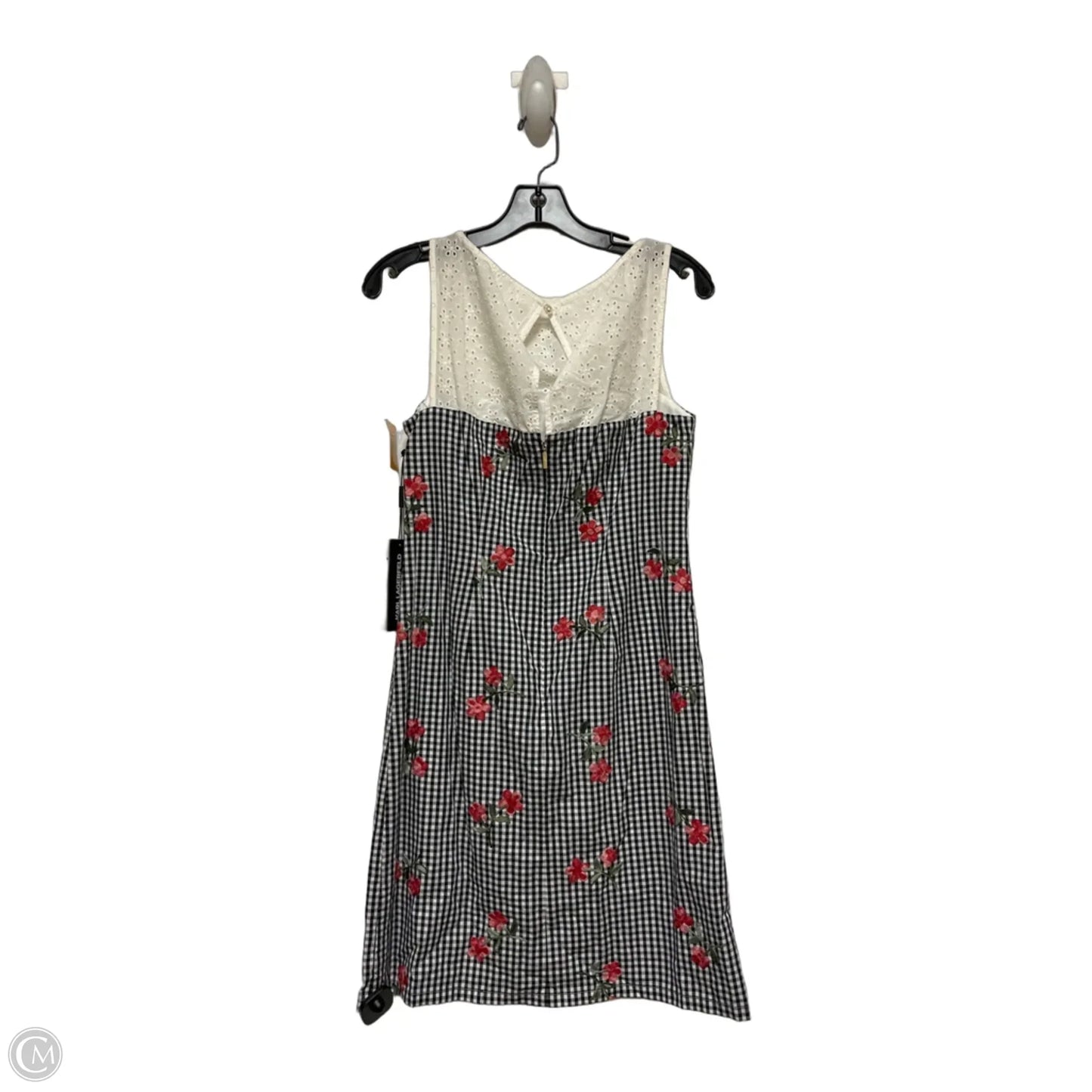 Dress Designer By Karl Lagerfeld In Black & White, Size: S