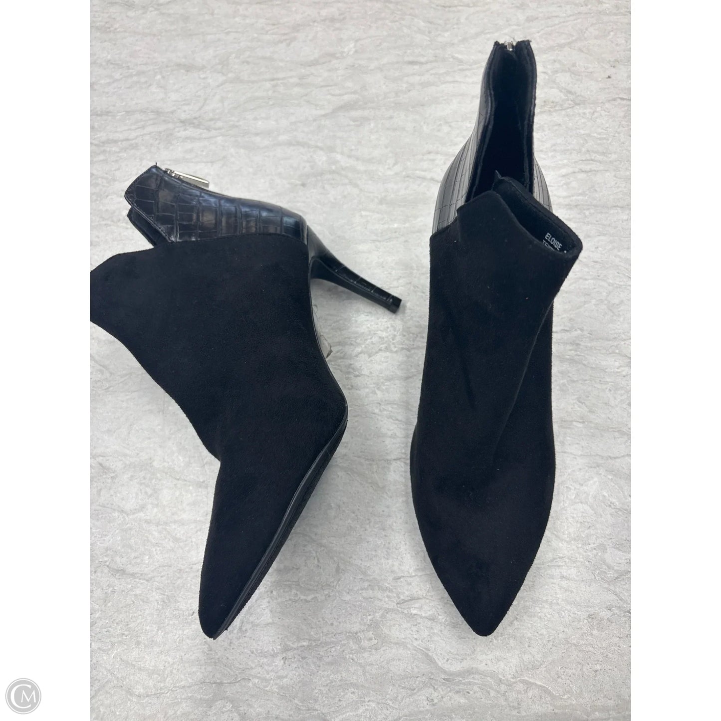 Boots Ankle Heels By Rouge In Black, Size: 11