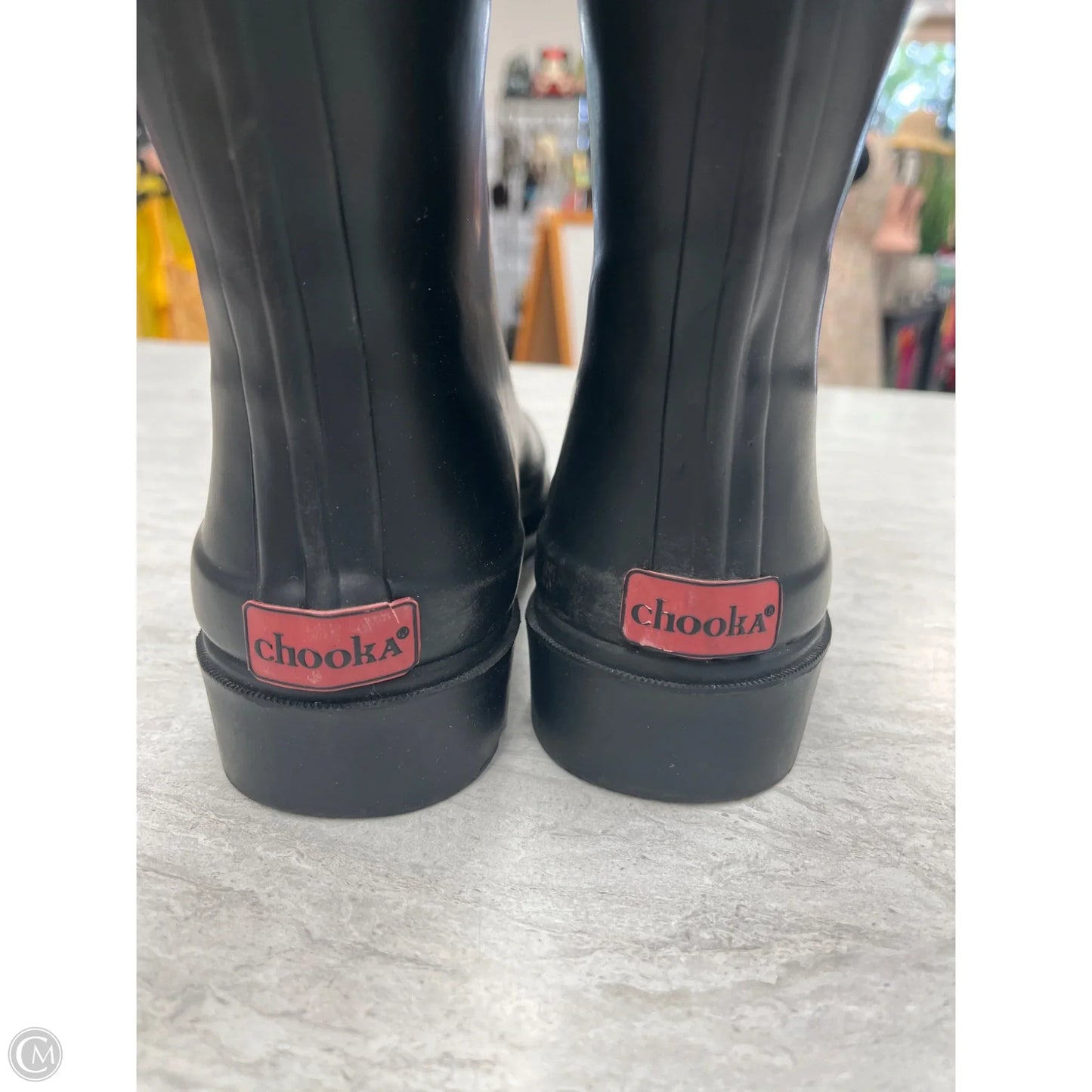 Boots Rain By Clothes Mentor In Black, Size: 6