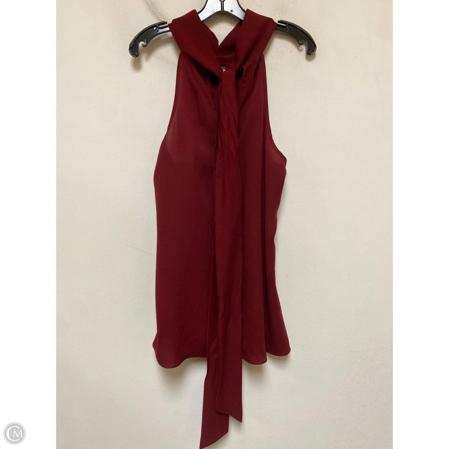 Top Sleeveless By City Chic In Maroon, Size: 2x
