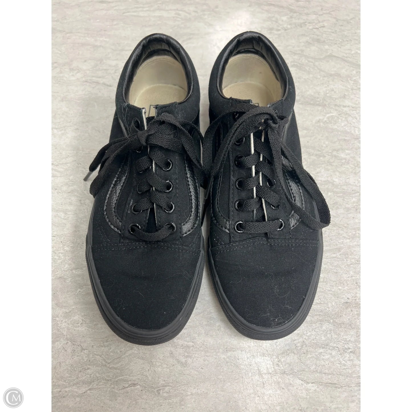 Shoes Sneakers By Vans In Black, Size: 5.5