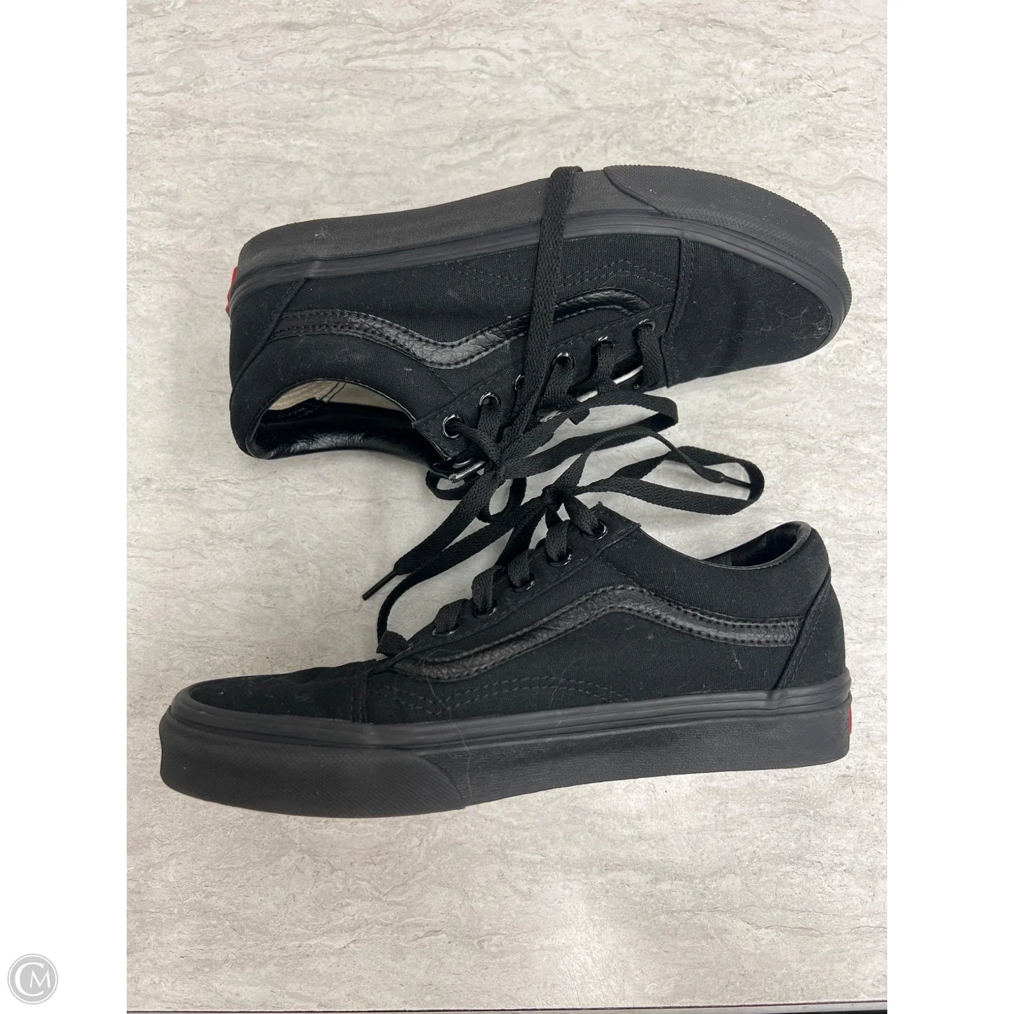 Shoes Sneakers By Vans In Black, Size: 5.5