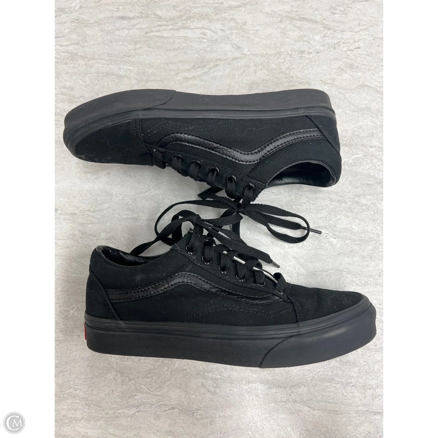 Shoes Sneakers By Vans In Black, Size: 5.5