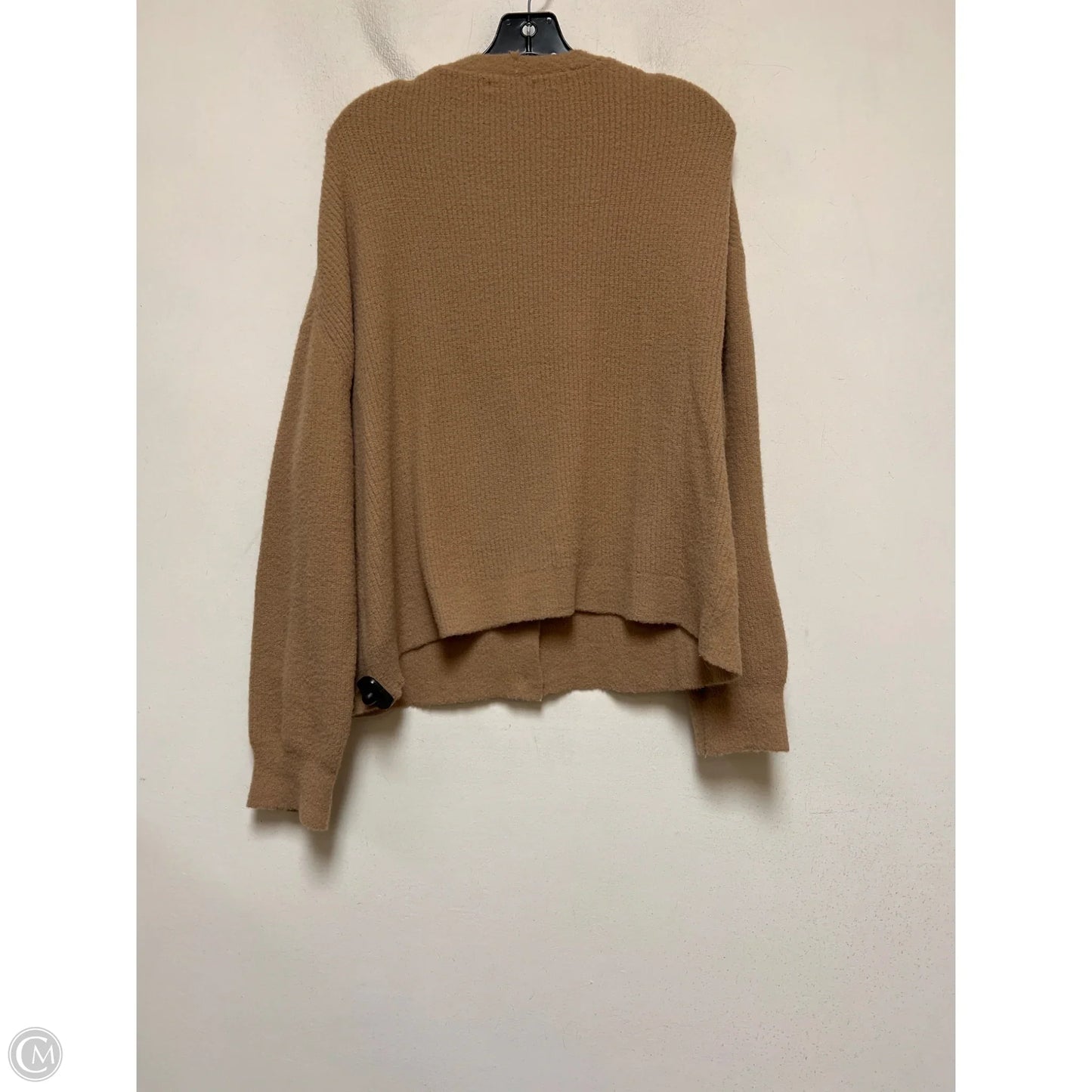 Sweater Cardigan By American Eagle In Tan, Size: S
