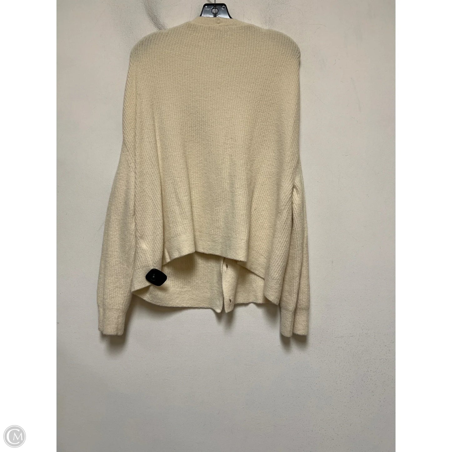 Sweater Cardigan By American Eagle In Cream, Size: S