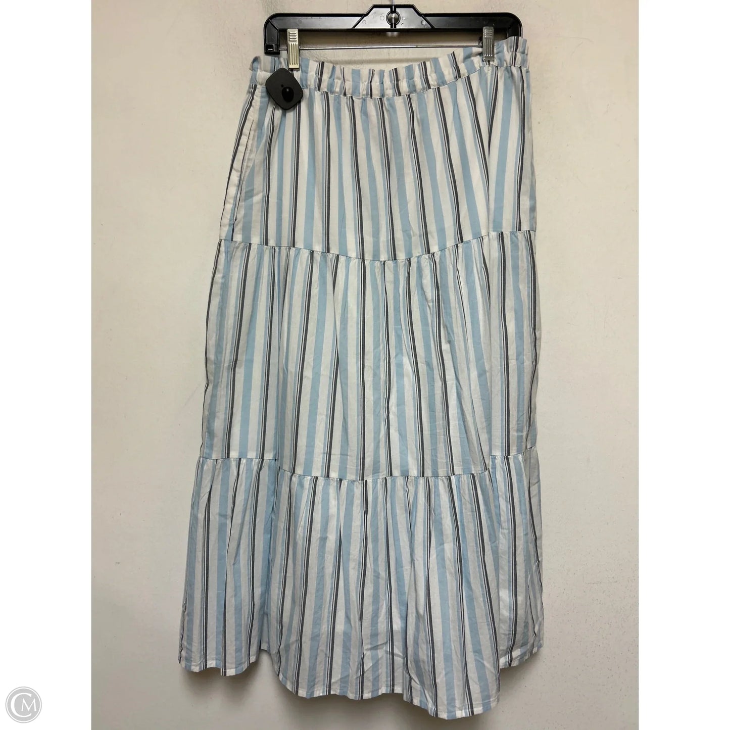 Skirt Maxi By J. Crew In Striped Pattern, Size: 8