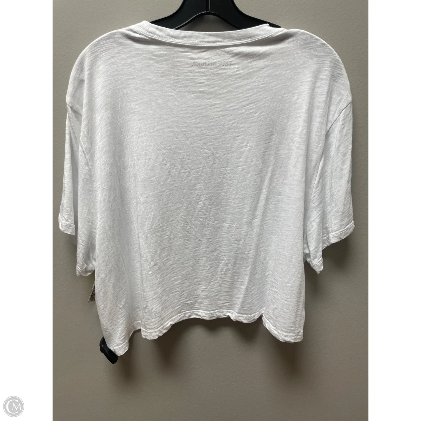 Top Short Sleeve Basic By True Religion In Black & White, Size: L