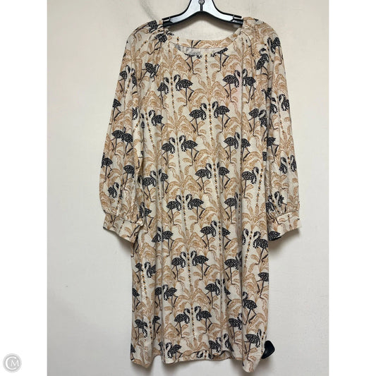 Dress Designer By Lilly Pulitzer In Black & Tan, Size: Xl