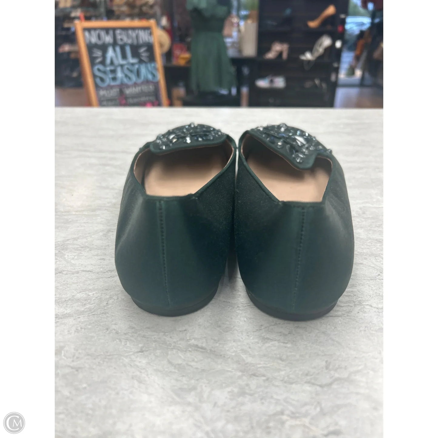 Shoes Designer By Tory Burch In Green, Size: 11