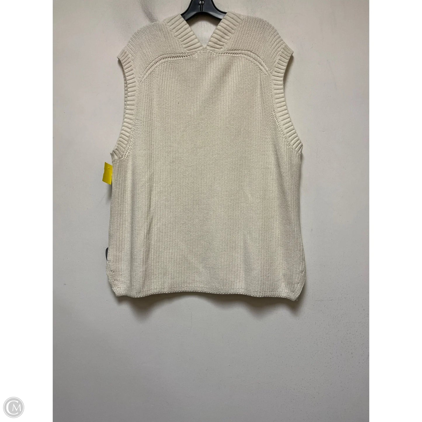 Vest Sweater By H&m In Cream, Size: L