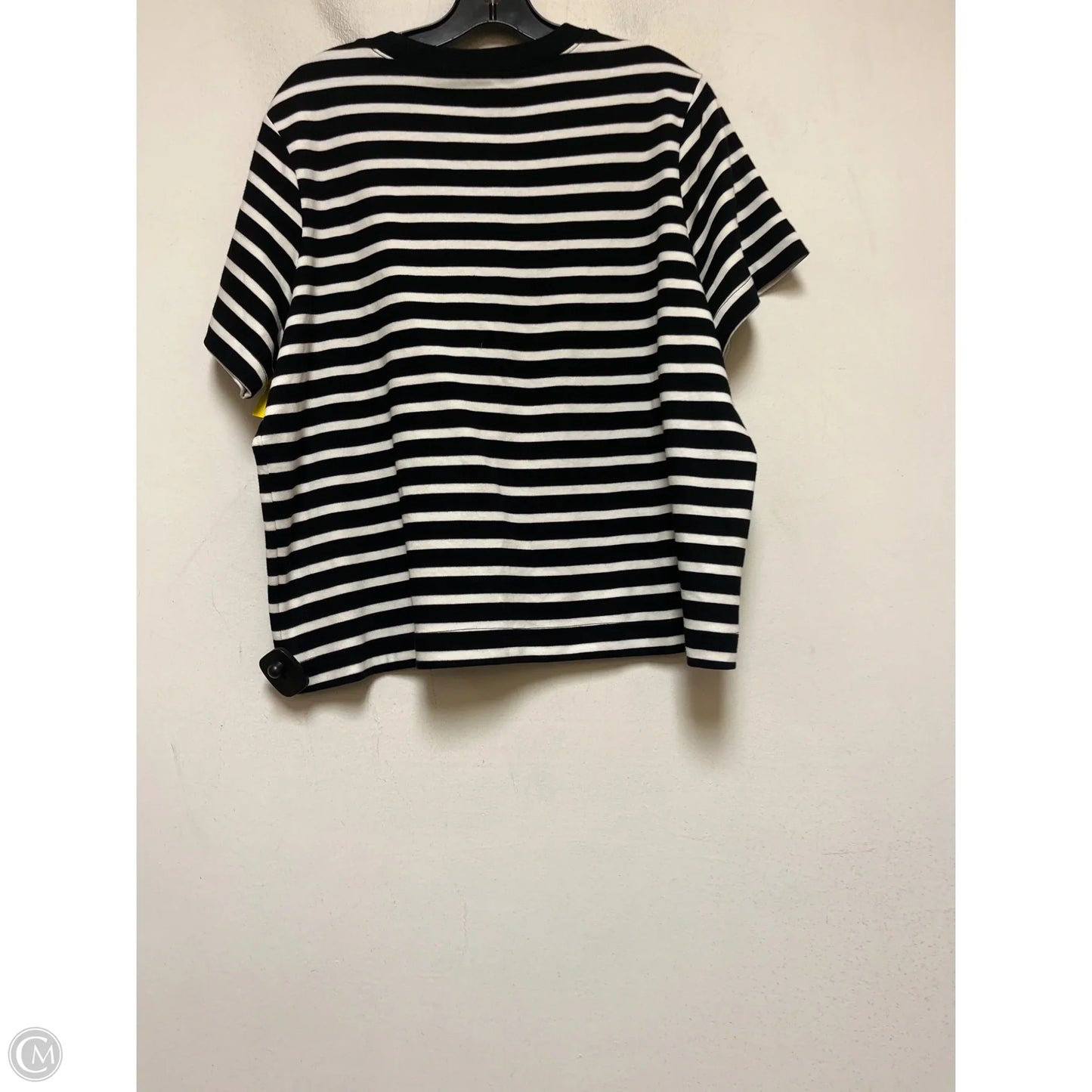 Top Short Sleeve By Old Navy In Striped Pattern, Size: L