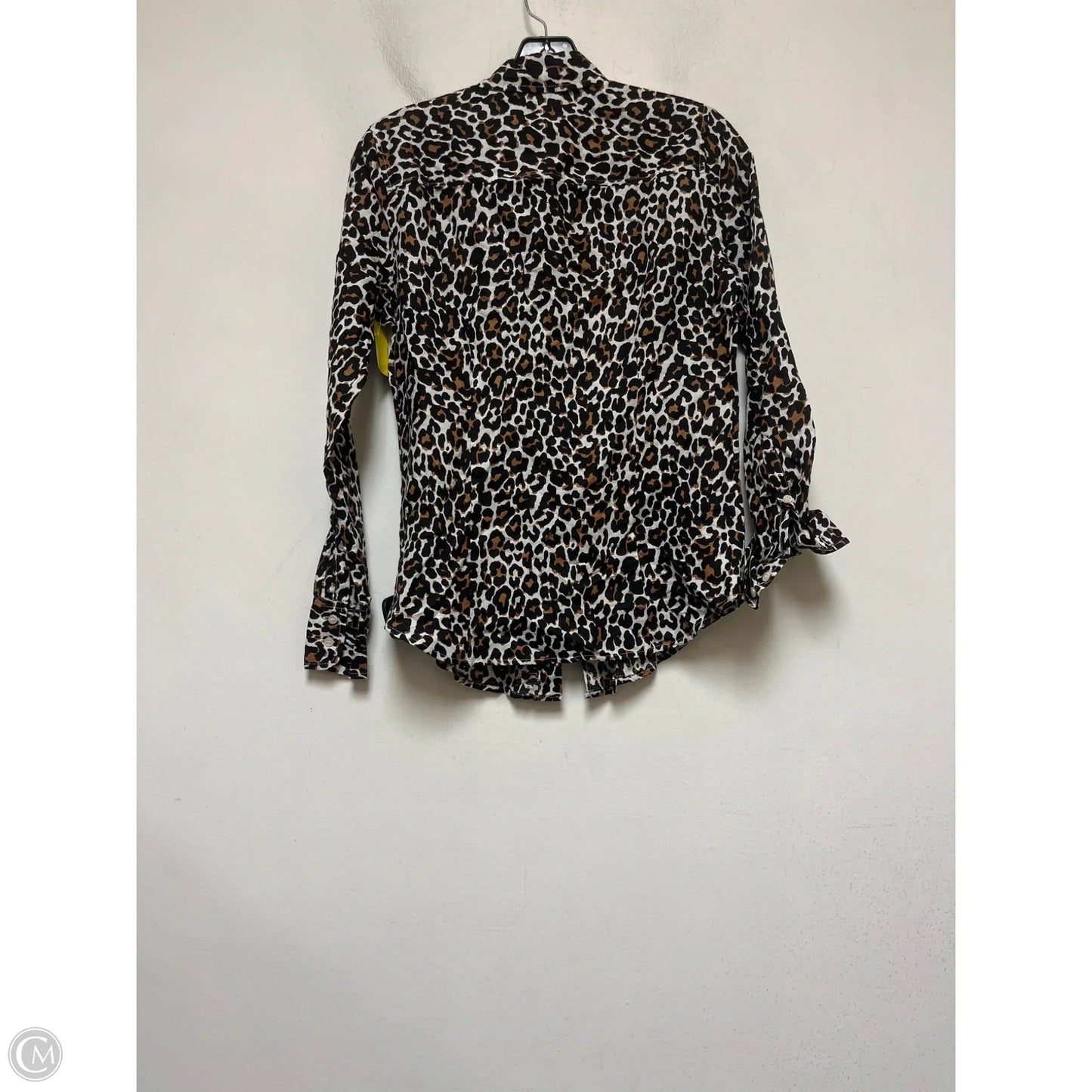 Top Long Sleeve By J. Crew In Leopard Print, Size: Xs