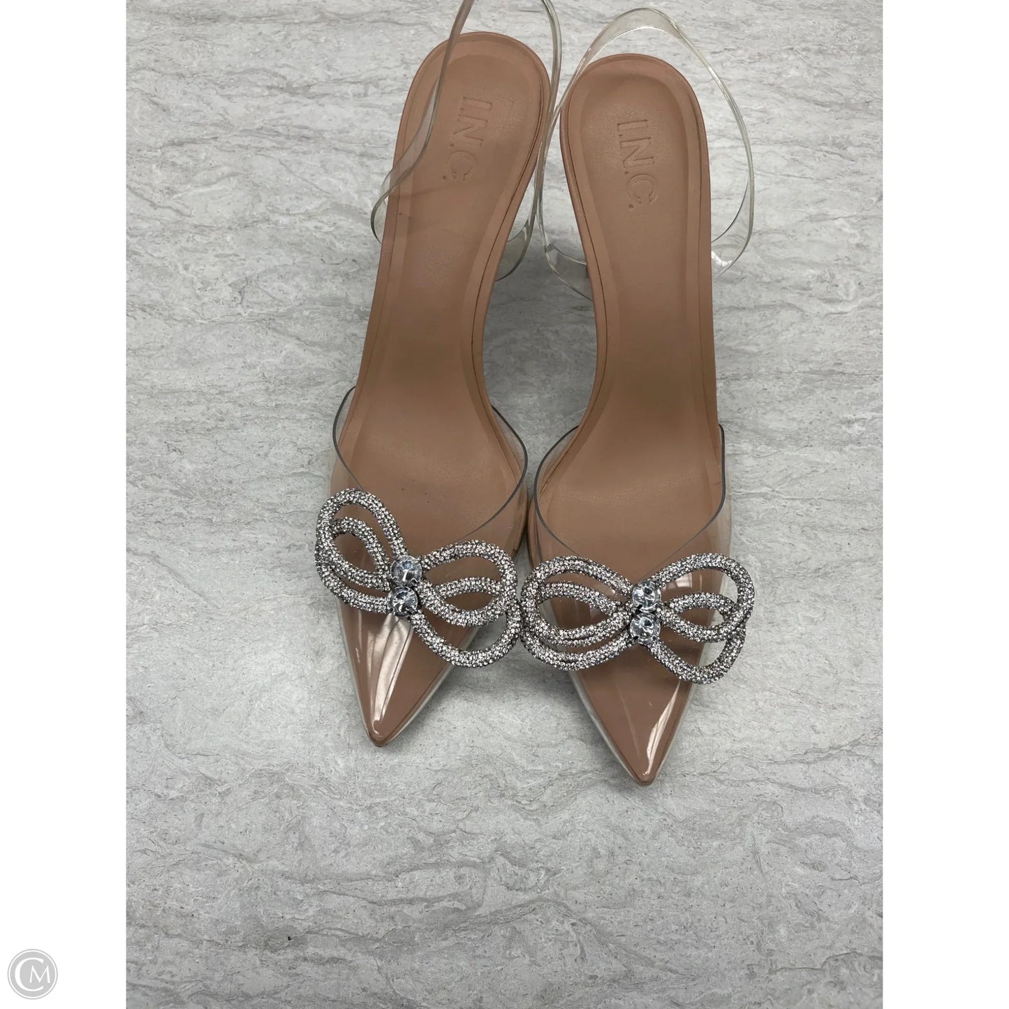 Shoes Heels Kitten By Inc In Clear, Size: 12