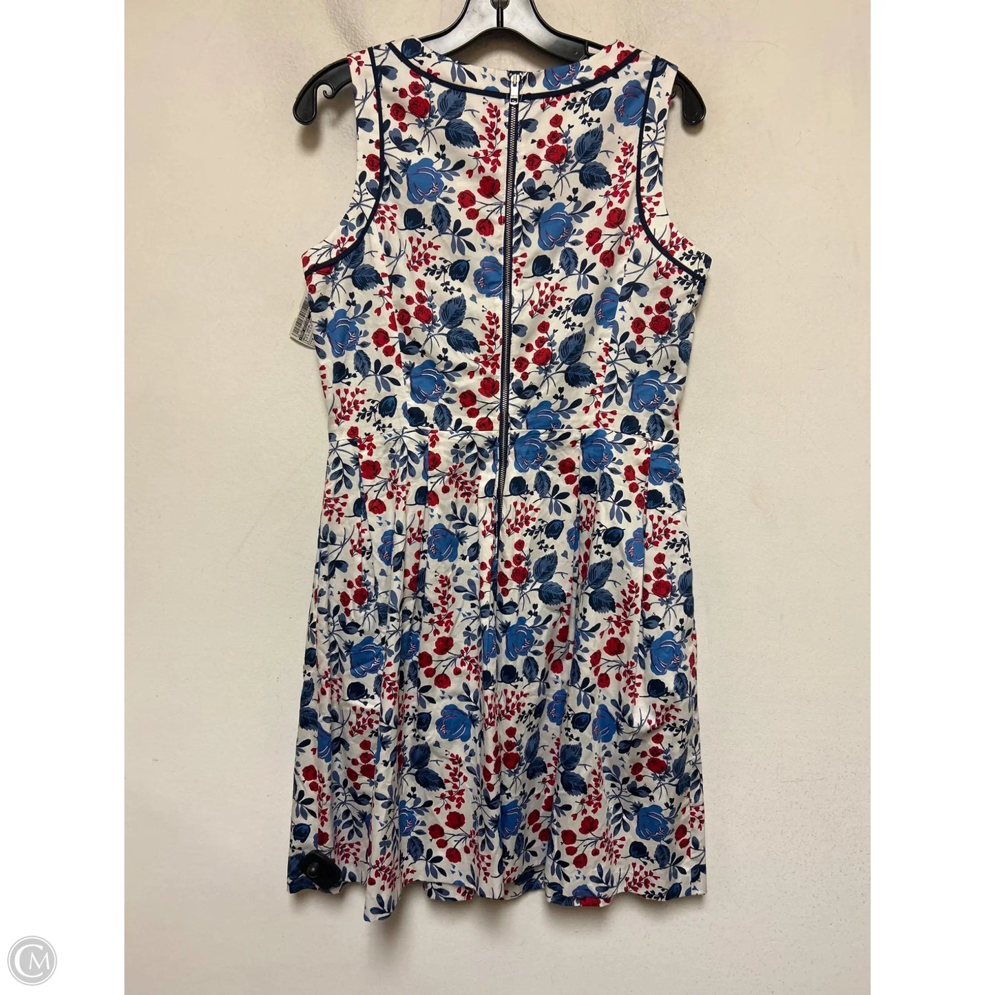 Dress Casual Midi By Tommy Hilfiger In Blue & Red & White, Size: M