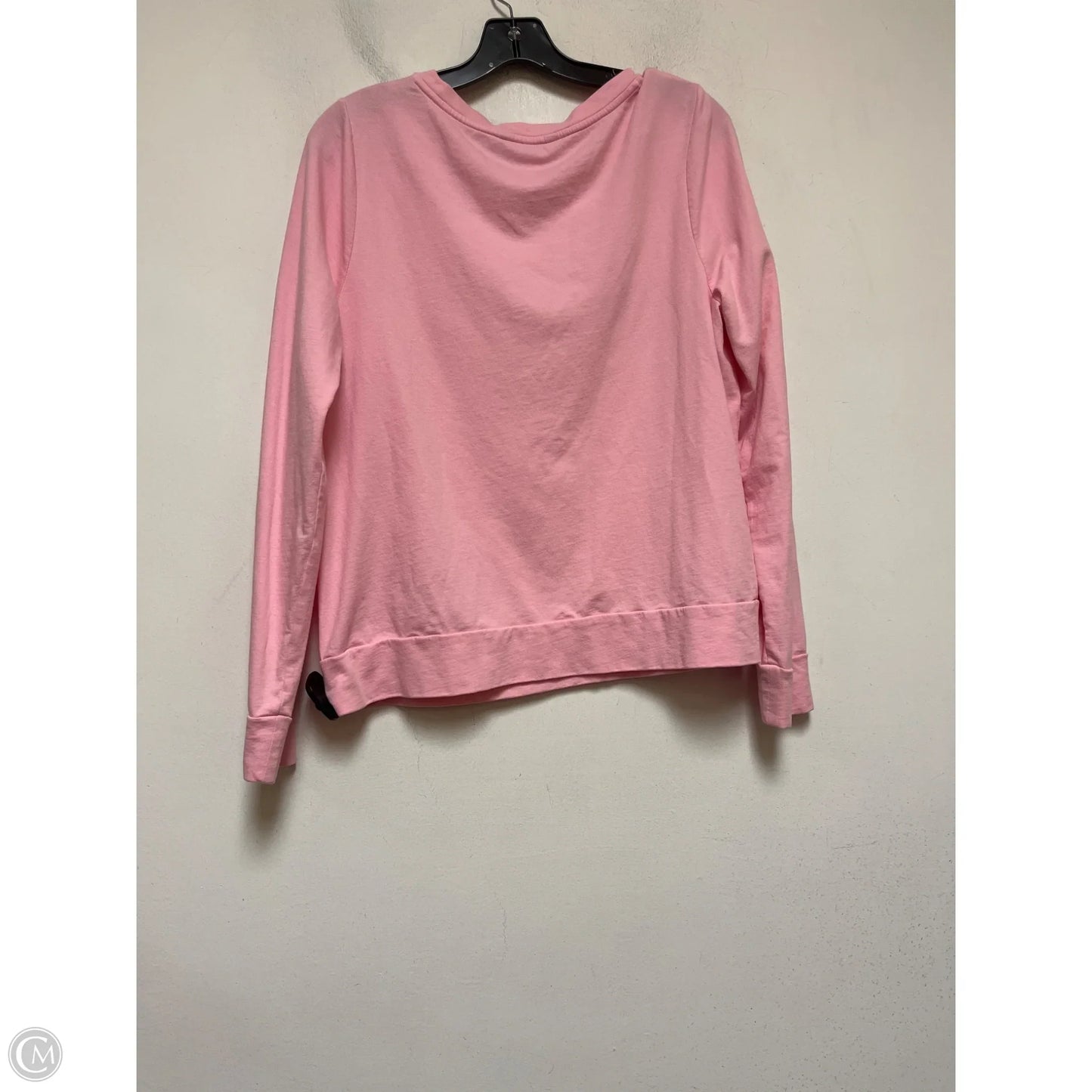 Top Long Sleeve Designer By Lilly Pulitzer In Pink, Size: L