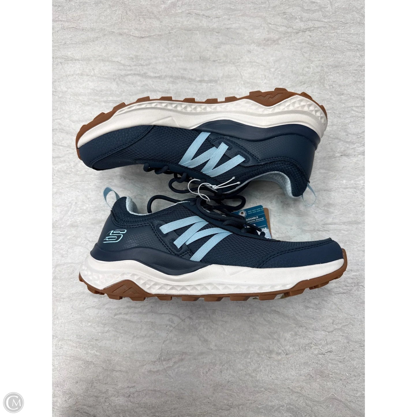 Shoes Athletic By Skechers In Blue, Size: 7