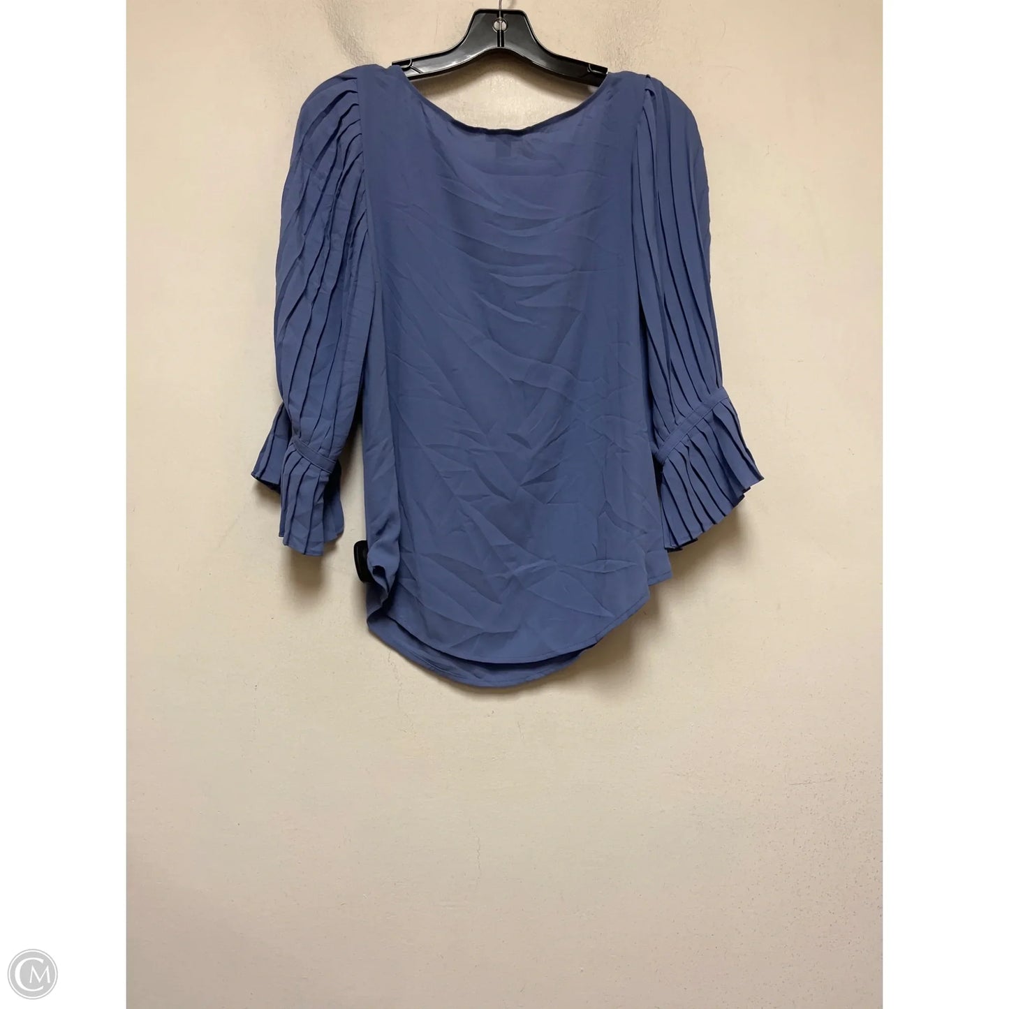 Top Long Sleeve By Ann Taylor In Blue, Size: Xs