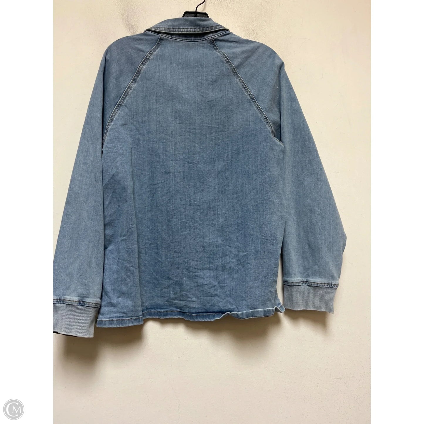 Top Long Sleeve By Universal Thread In Blue Denim, Size: Xl