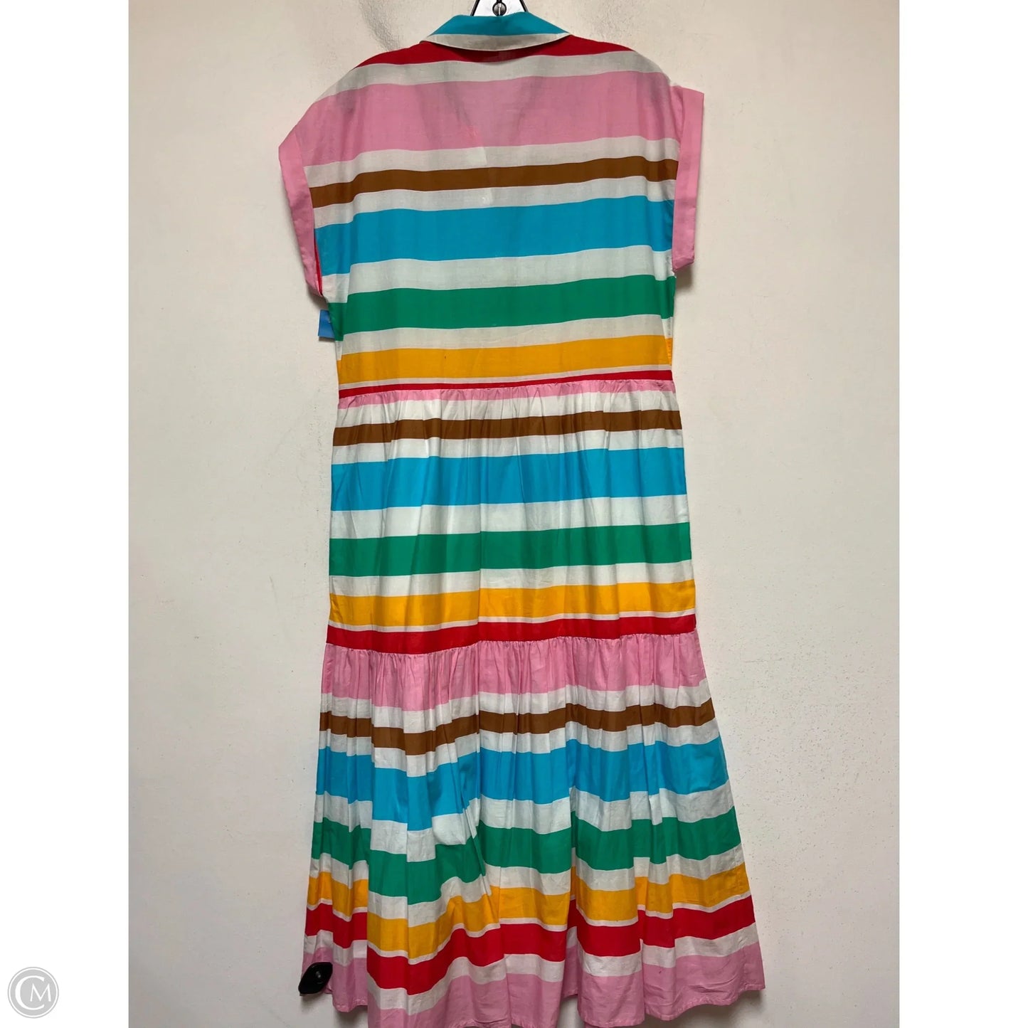 Dress Casual Maxi By J. Crew In Striped Pattern, Size: M