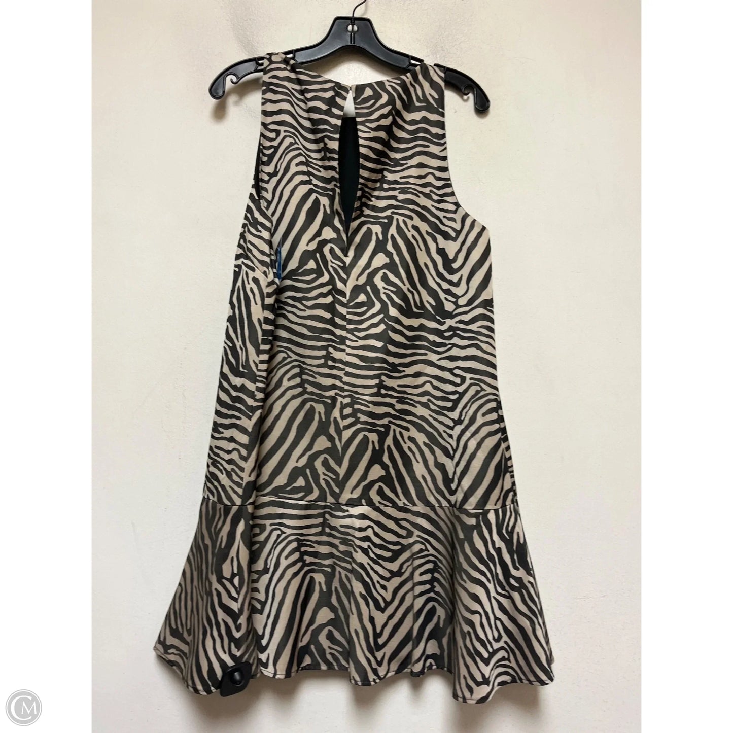Dress Casual Short By H&m In Zebra Print, Size: M