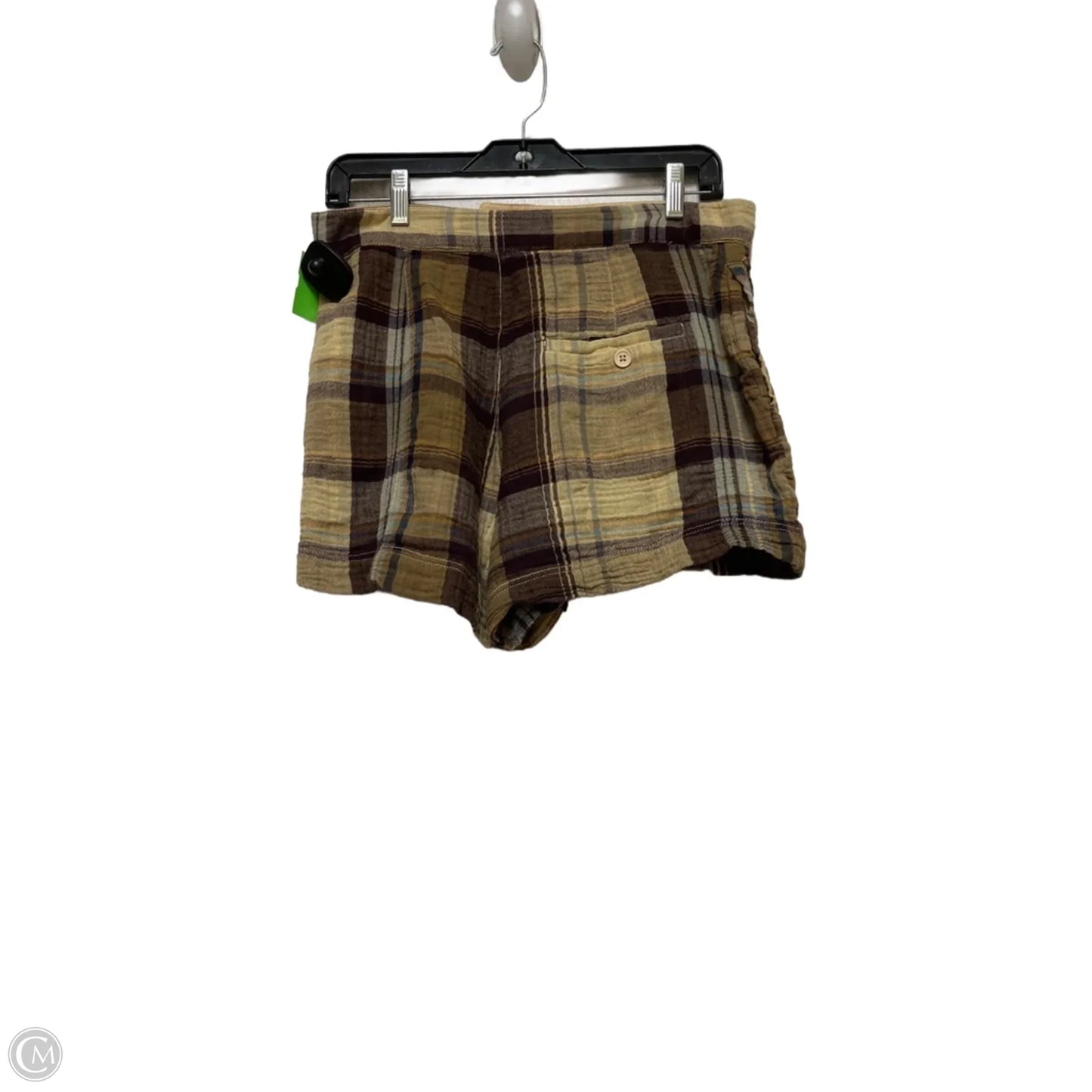 Shorts By Free People In Plaid Pattern, Size: 12