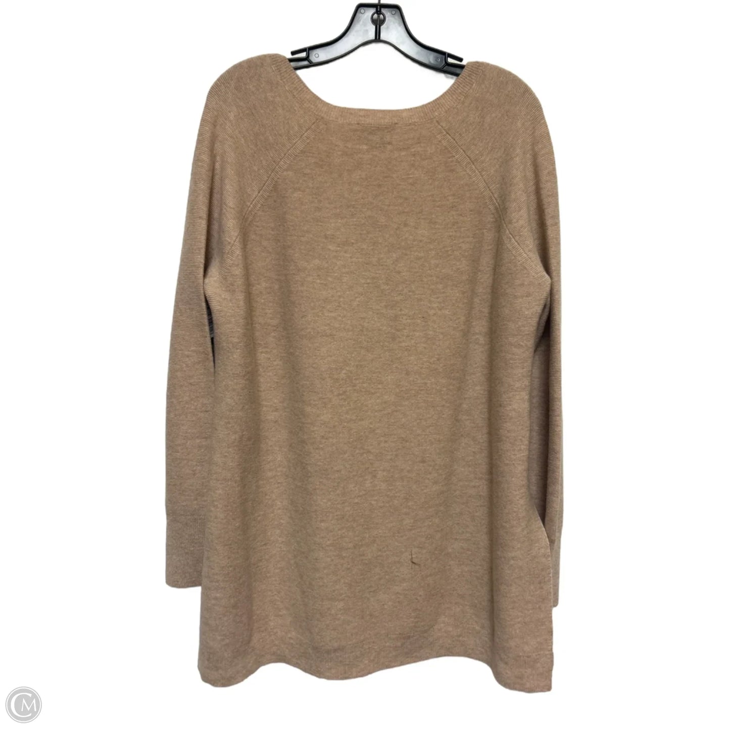 Top Long Sleeve By Vineyard Vines In Tan, Size: S