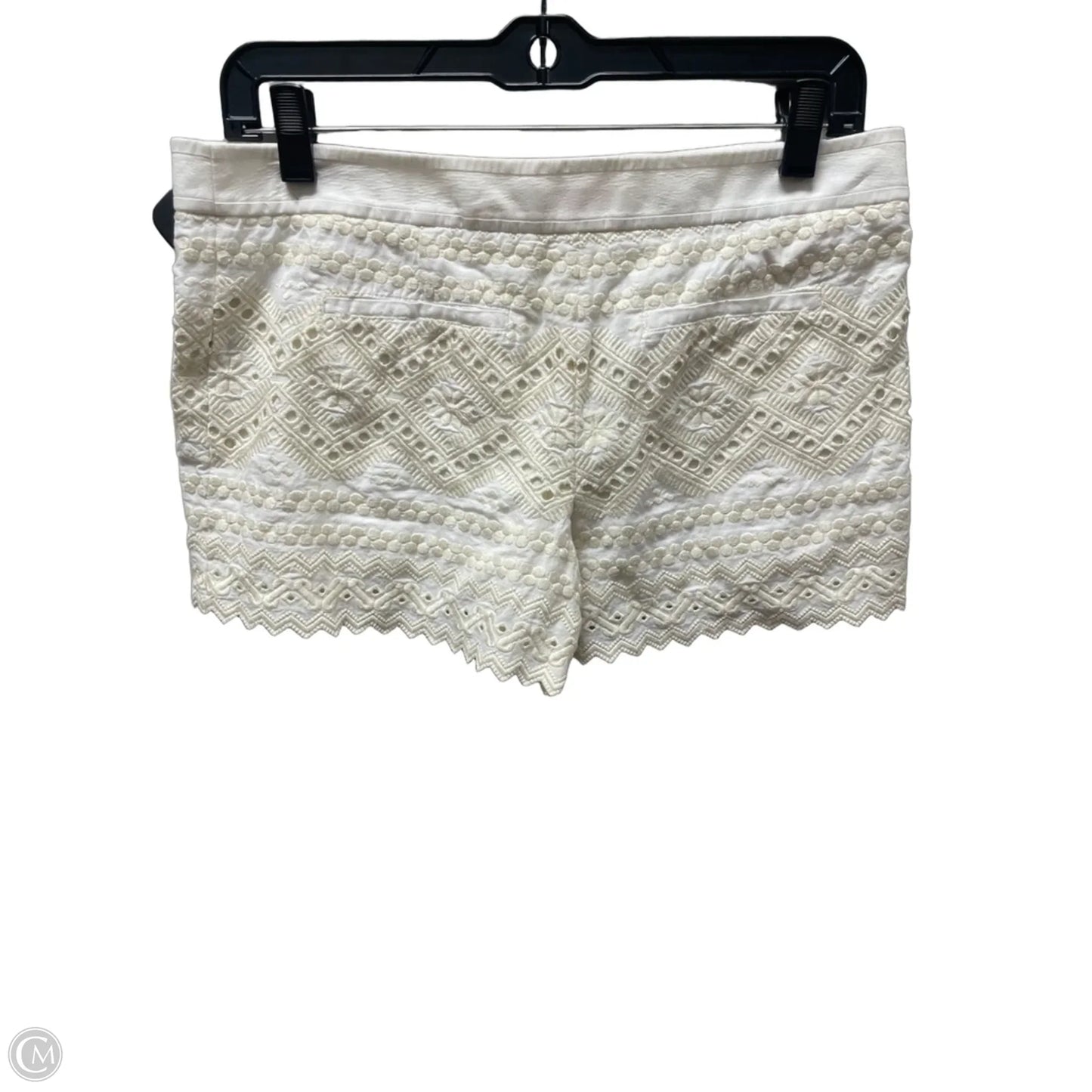 Shorts Designer By Tory Burch In Cream, Size: 4
