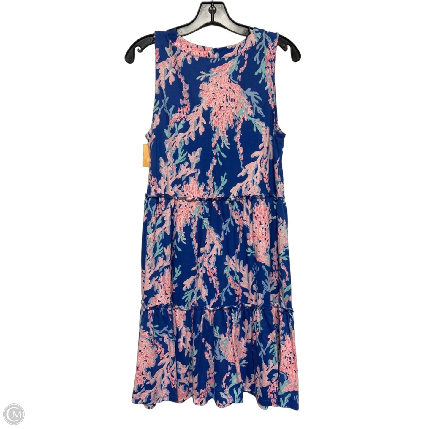 Dress Designer By Lilly Pulitzer In Blue & Orange, Size: M