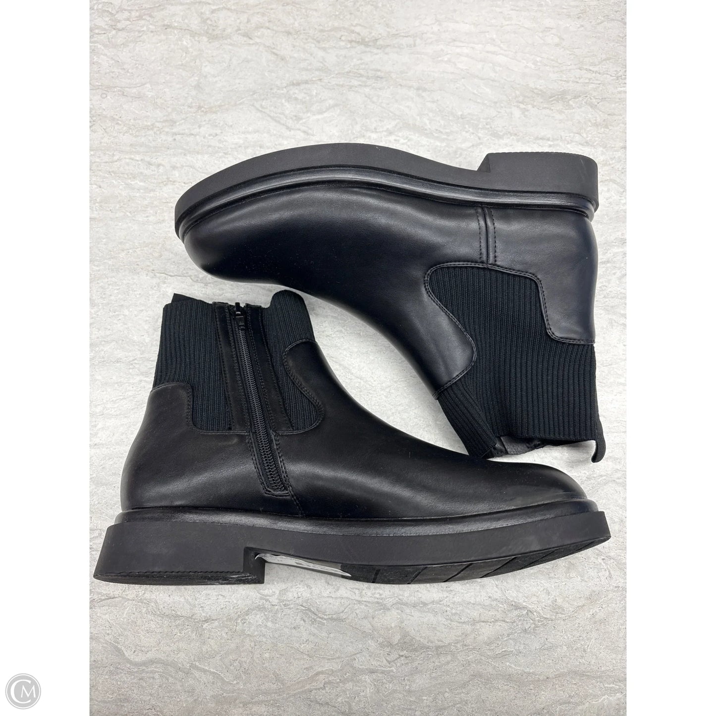 Boots Ankle Flats By No Boundaries In Black, Size: 11