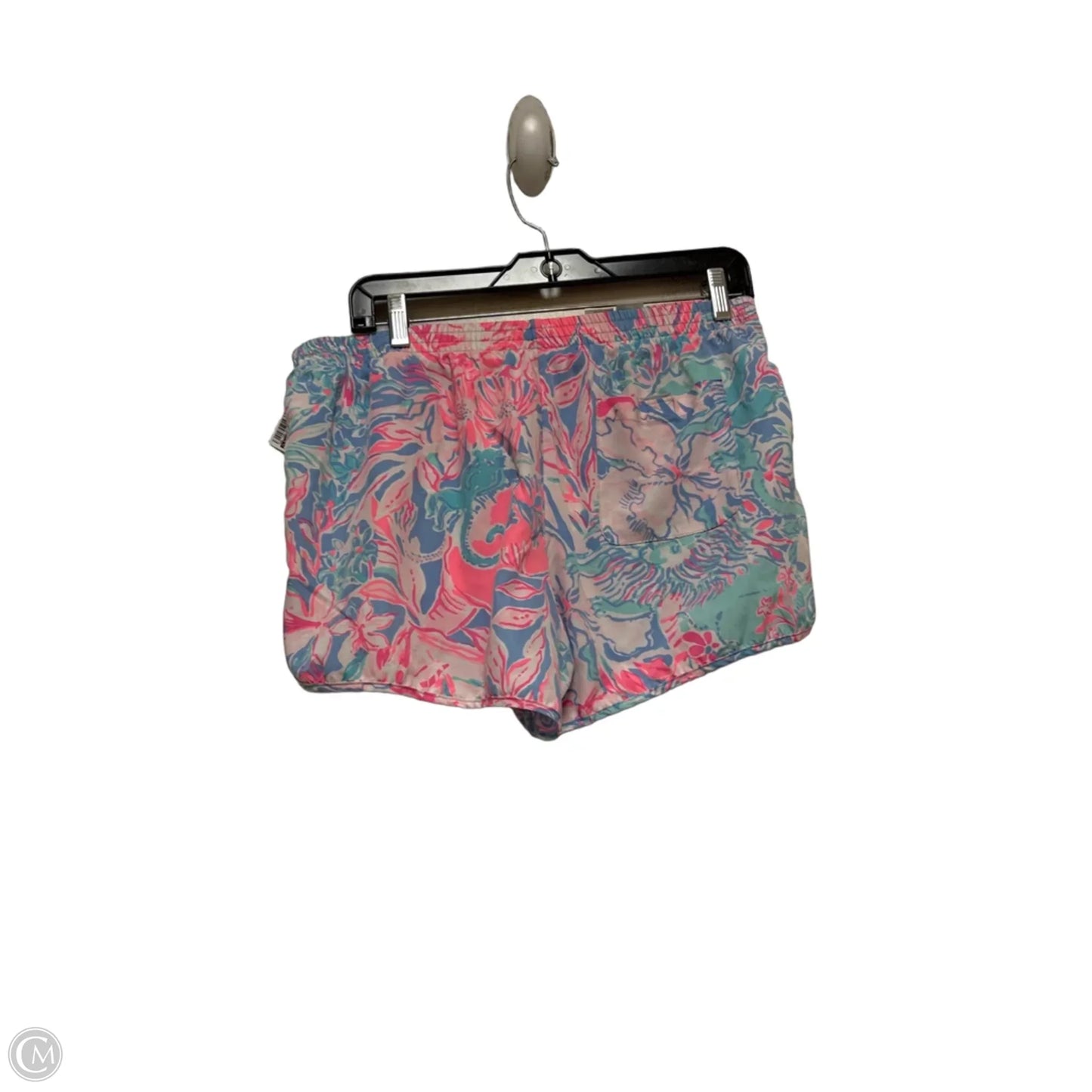 Shorts Designer By Lilly Pulitzer In Blue & Pink, Size: L
