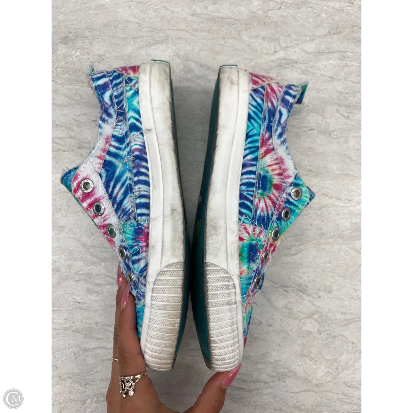 Shoes Sneakers By Blowfish In Tie Dye Print, Size: 8
