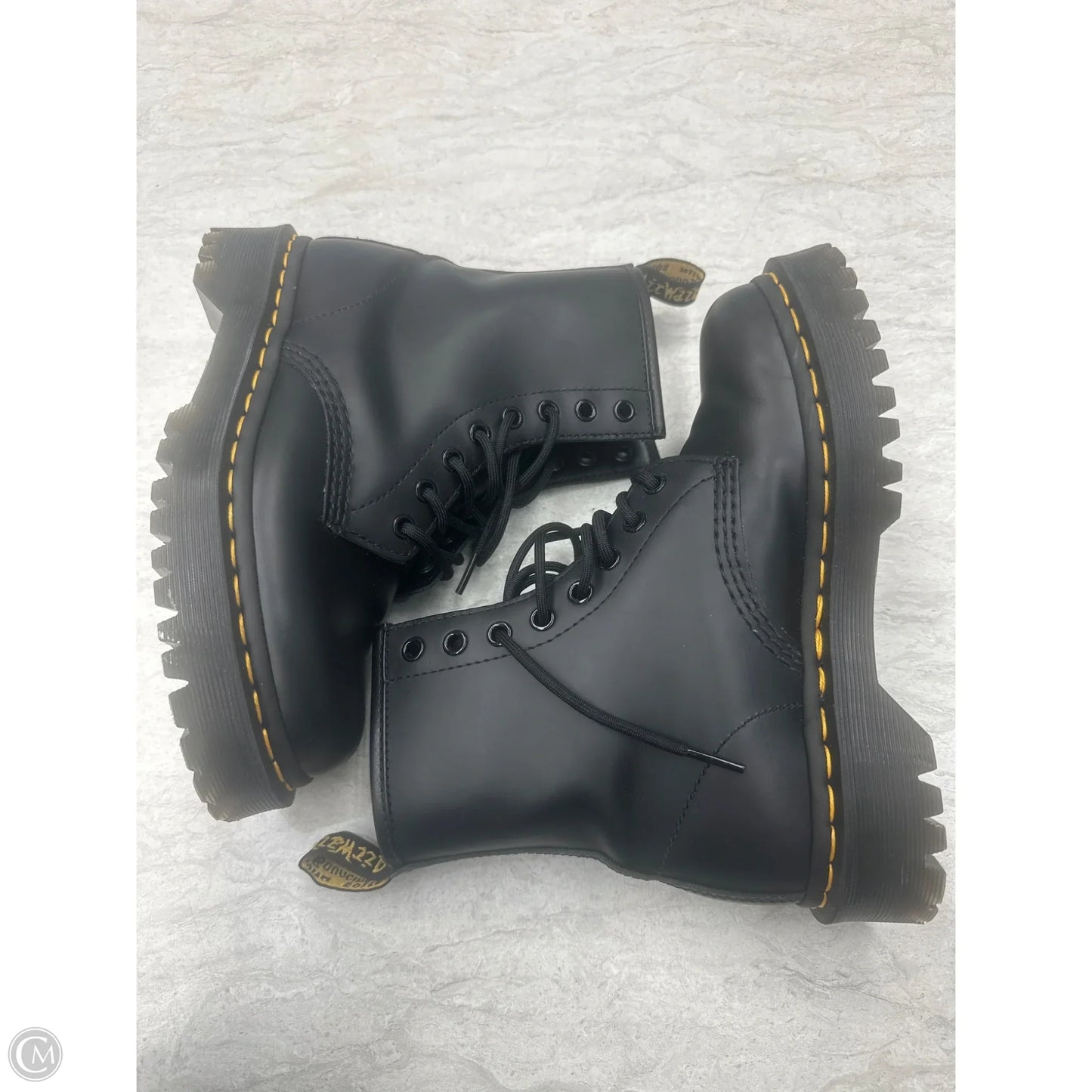 Boots Combat By Dr Martens In Black, Size: 6.5