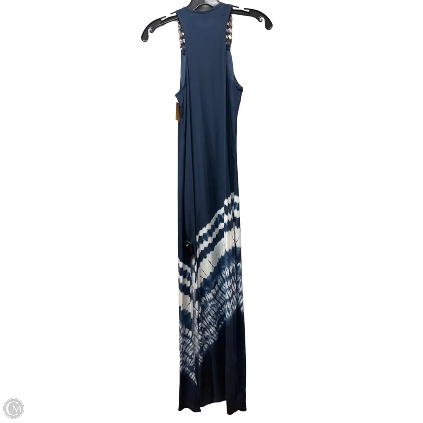 Dress Casual Maxi By Michael By Michael Kors In Blue & White, Size: Xxs