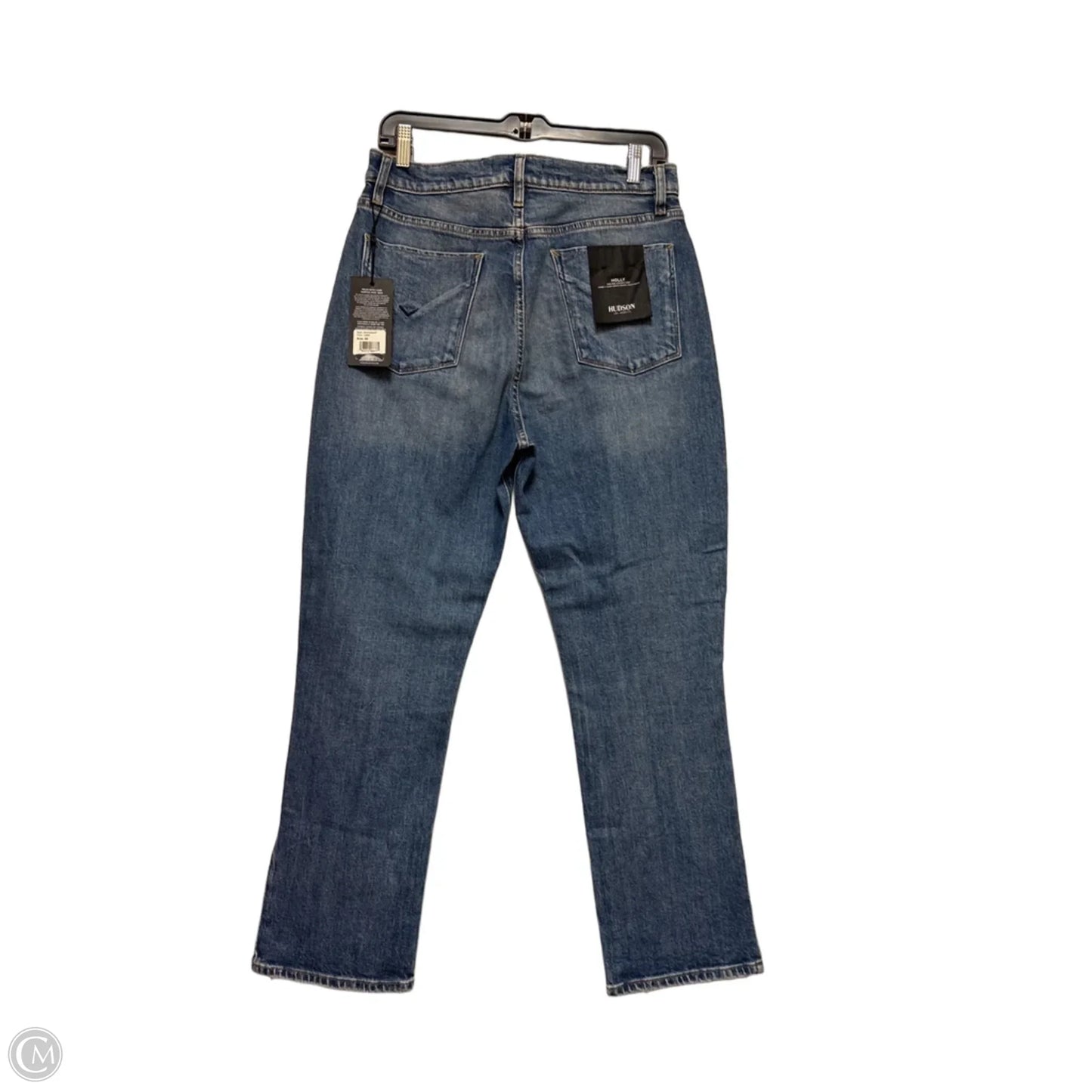 Jeans Straight By Hudson In Blue Denim, Size: 8