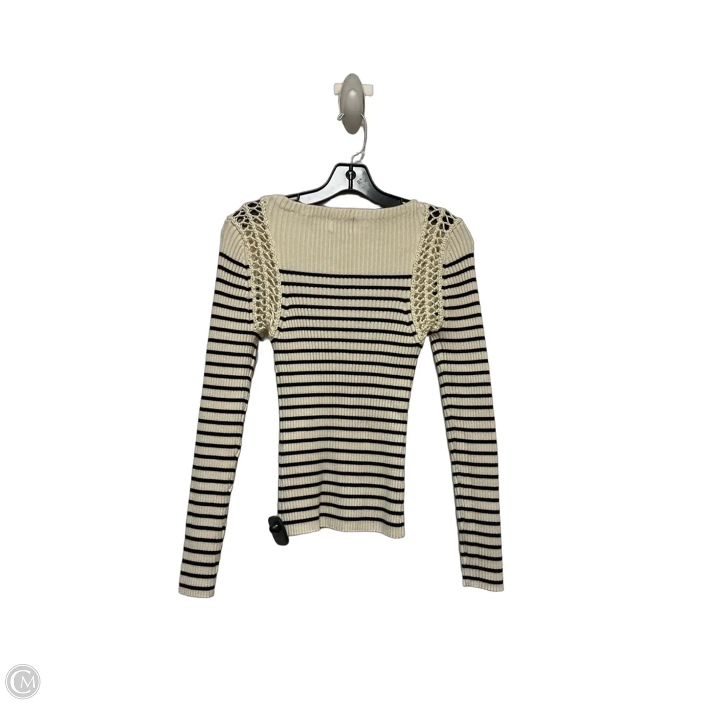 Top Long Sleeve By Elie Tahari In Striped Pattern, Size: M