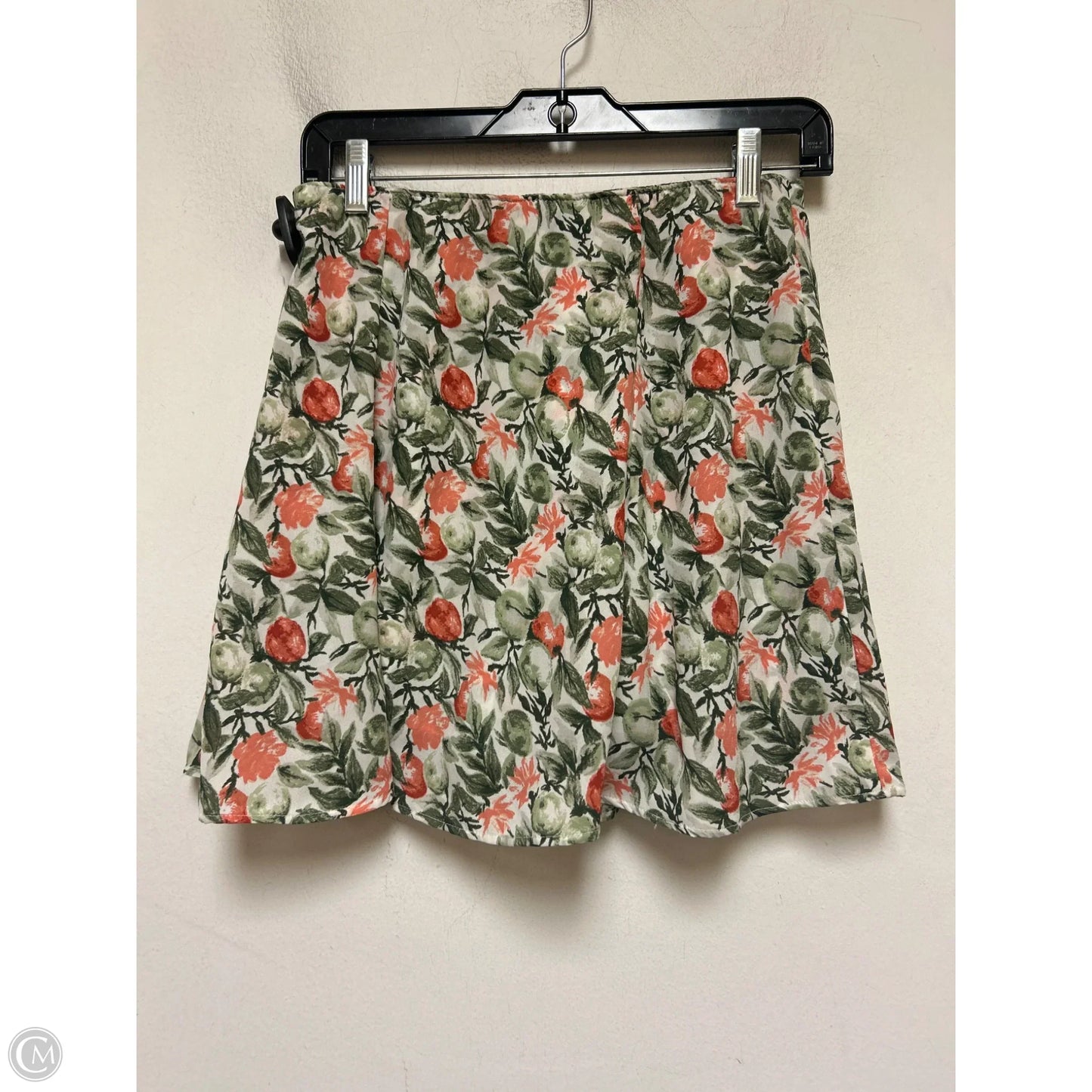 Skirt Mini & Short By Abercrombie And Fitch In Green & Red, Size: 6