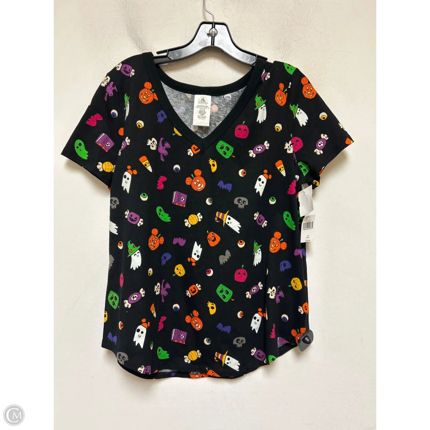 Top Short Sleeve By Disney In Multi-colored, Size: M