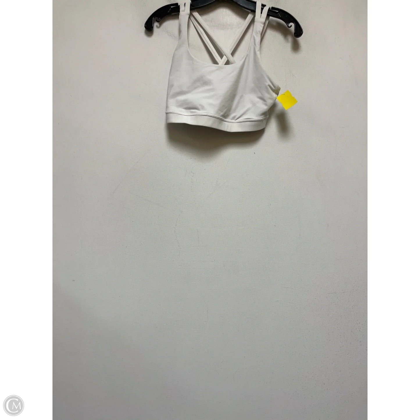 Athletic Bra By Lululemon In White, Size: M