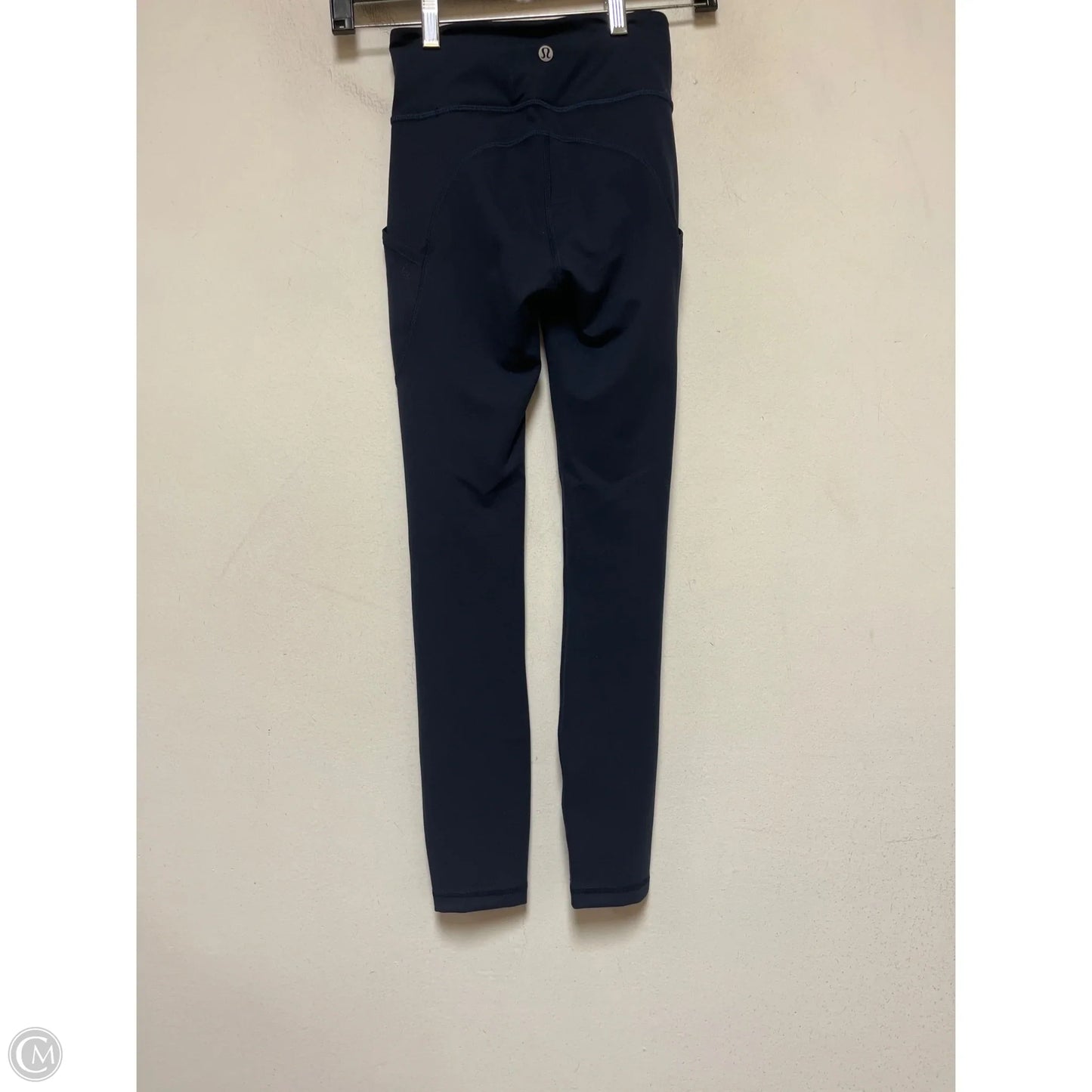 Athletic Leggings By Lululemon In Navy, Size: 0