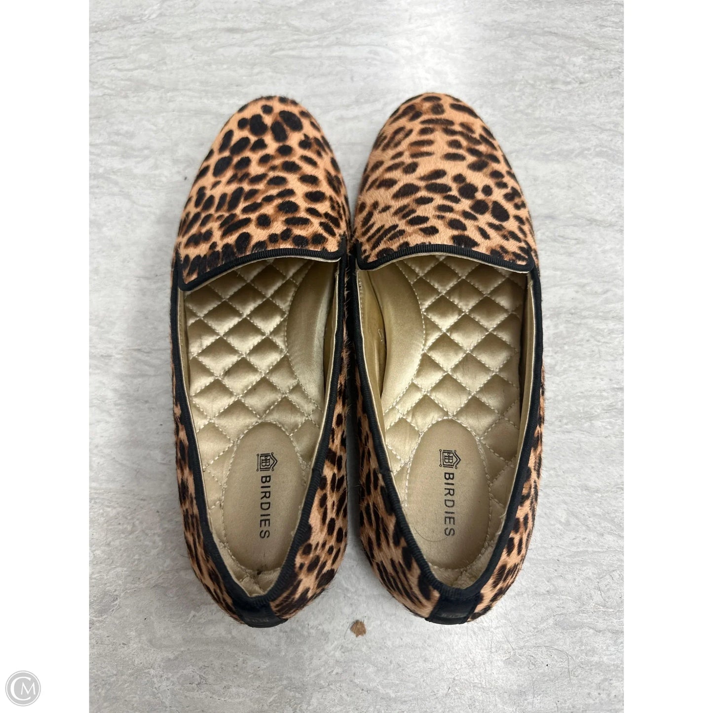 Sandals Flats By Birdies In Animal Print, Size: 8