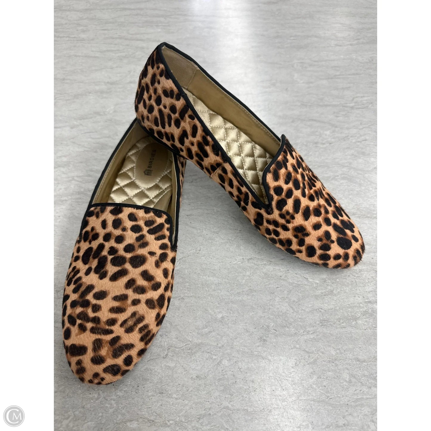 Sandals Flats By Birdies In Animal Print, Size: 8
