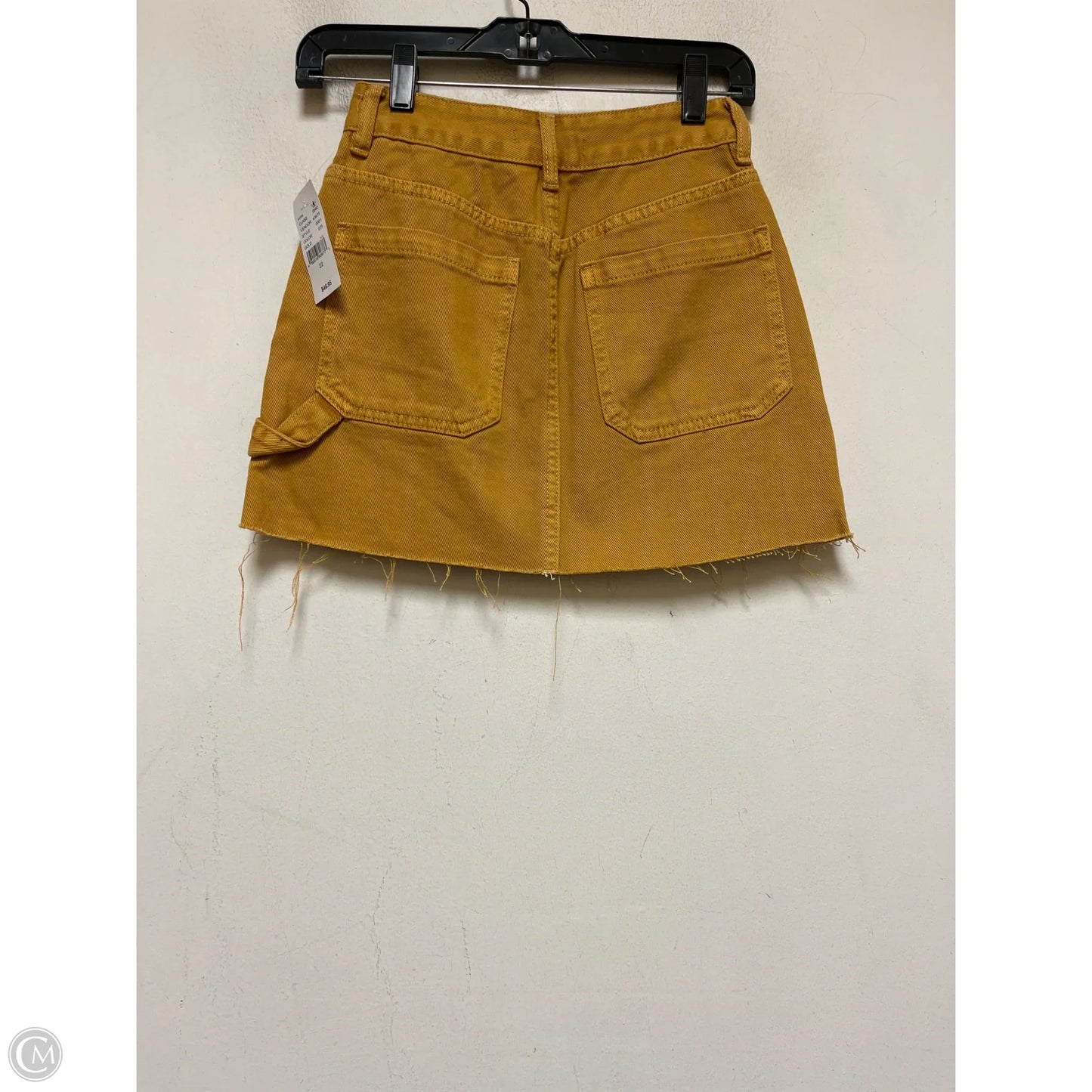 Skirt Mini & Short By Pacsun In Yellow, Size: 0