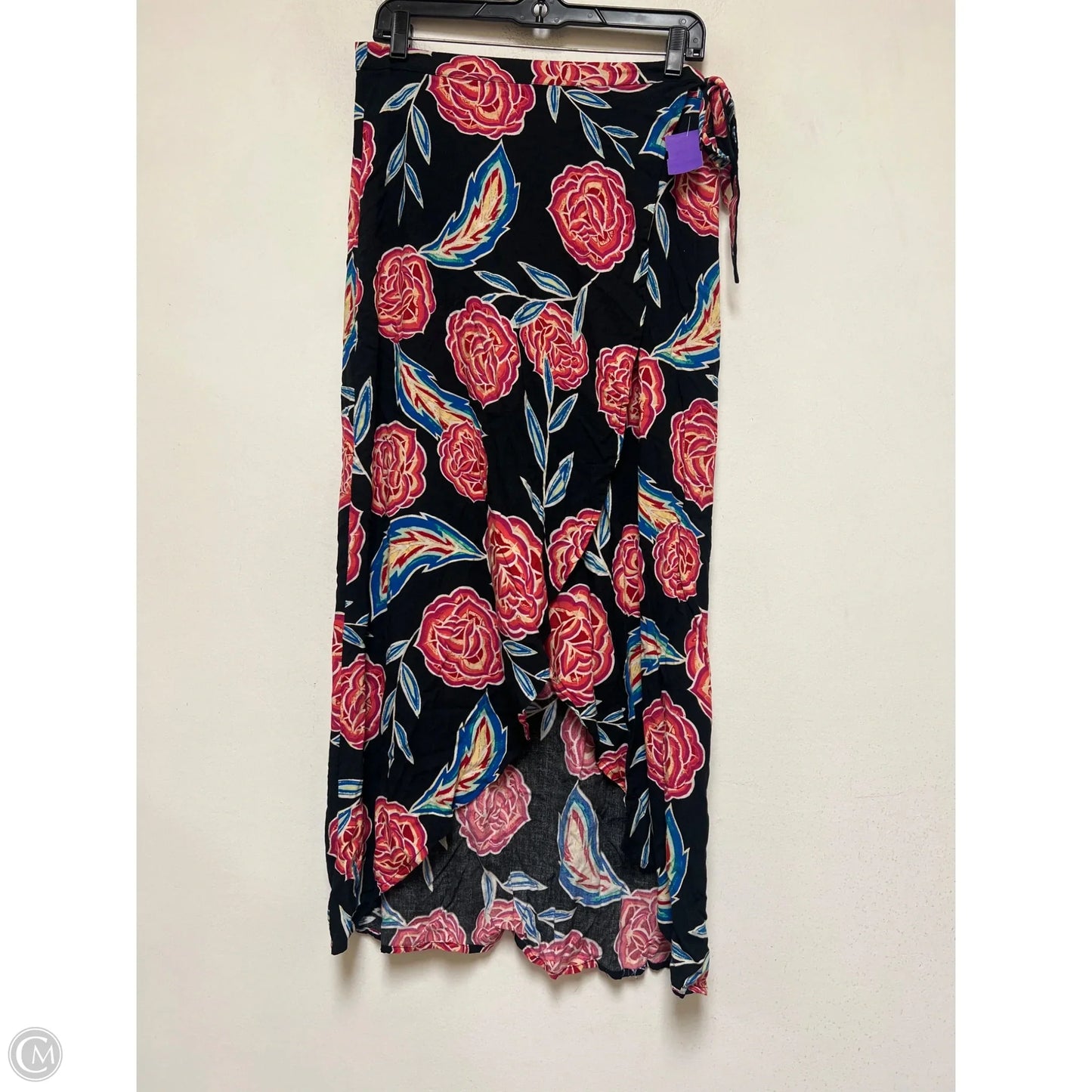 Skirt Maxi By Roxy In Floral Print, Size: L