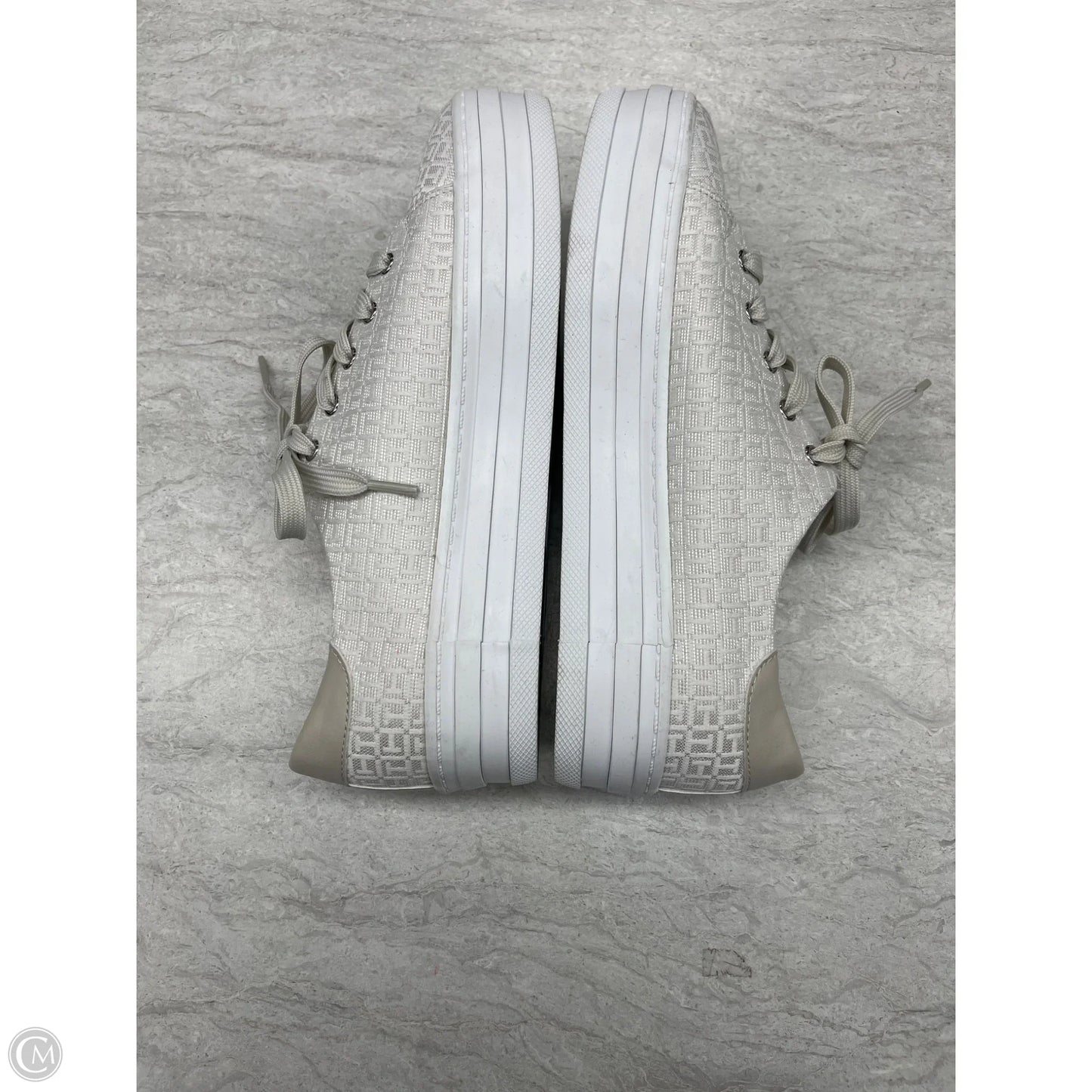 Shoes Sneakers Platform By Tommy Hilfiger In Tan & White, Size: 9