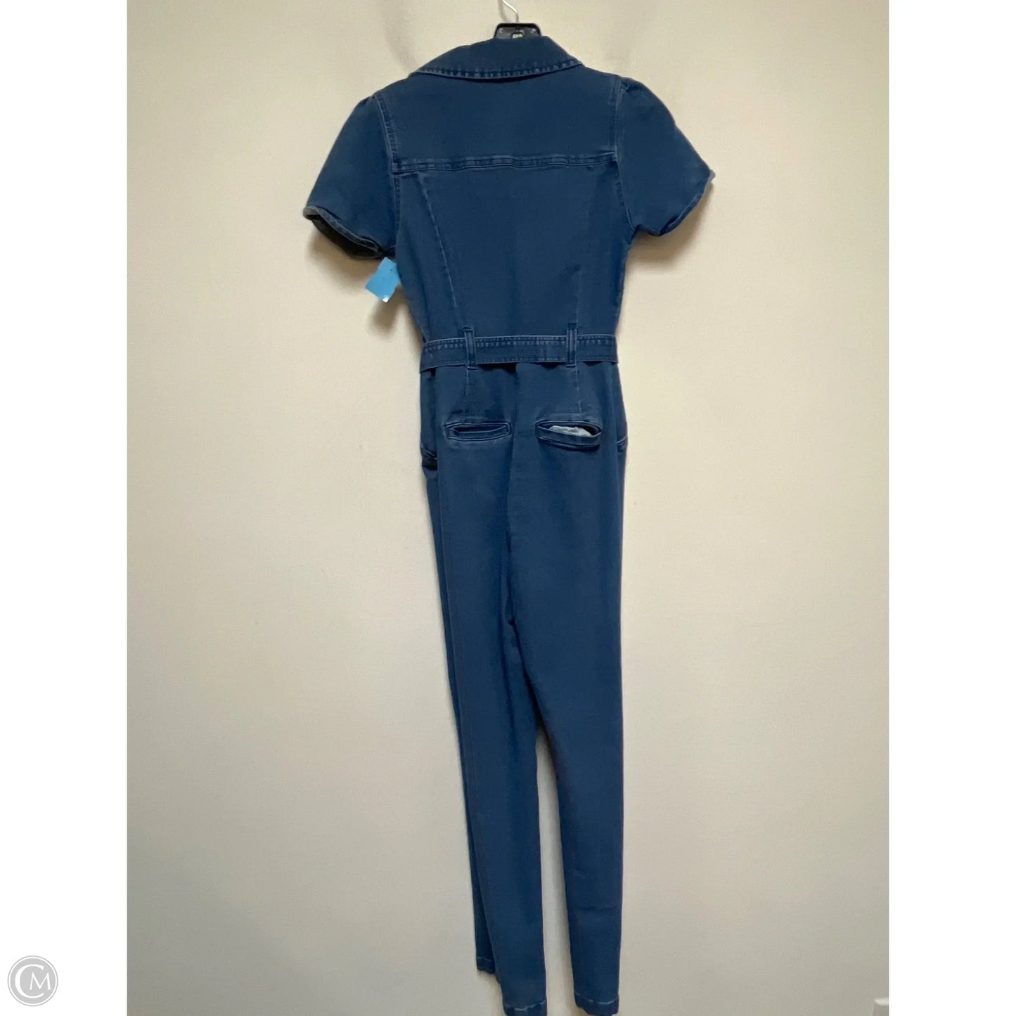 Jumpsuit By Clothes Mentor In Blue Denim, Size: S