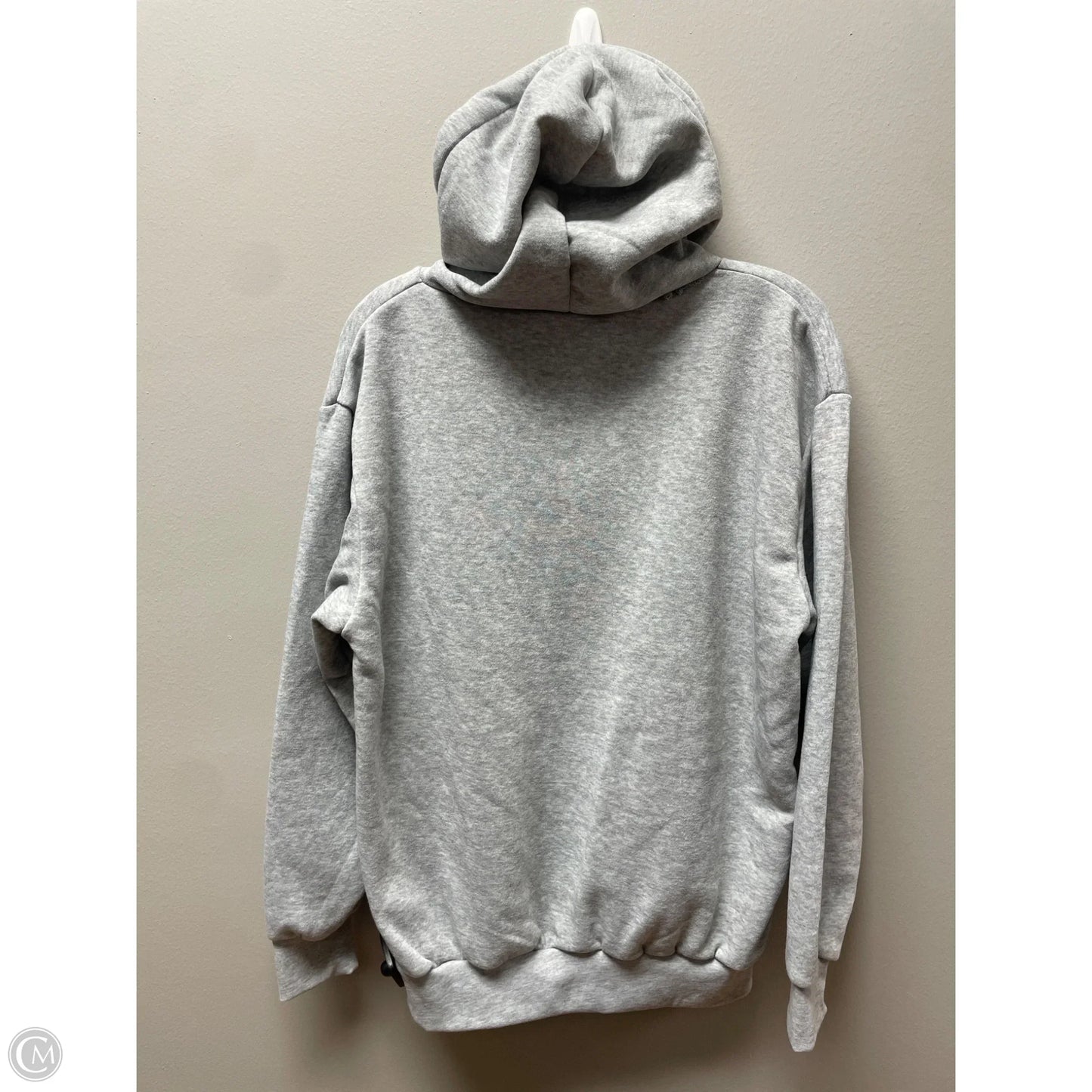 Sweatshirt Hoodie By Clothes Mentor In Grey, Size: M