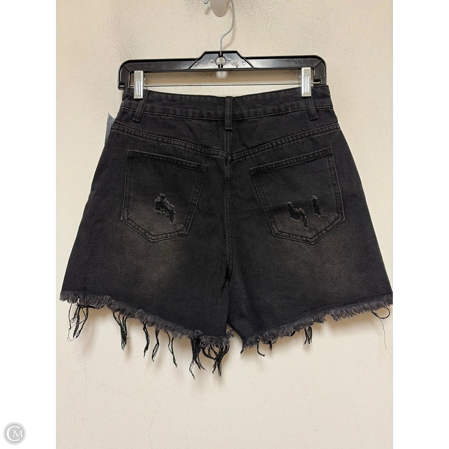 Shorts By Cider In Black Denim, Size: 4