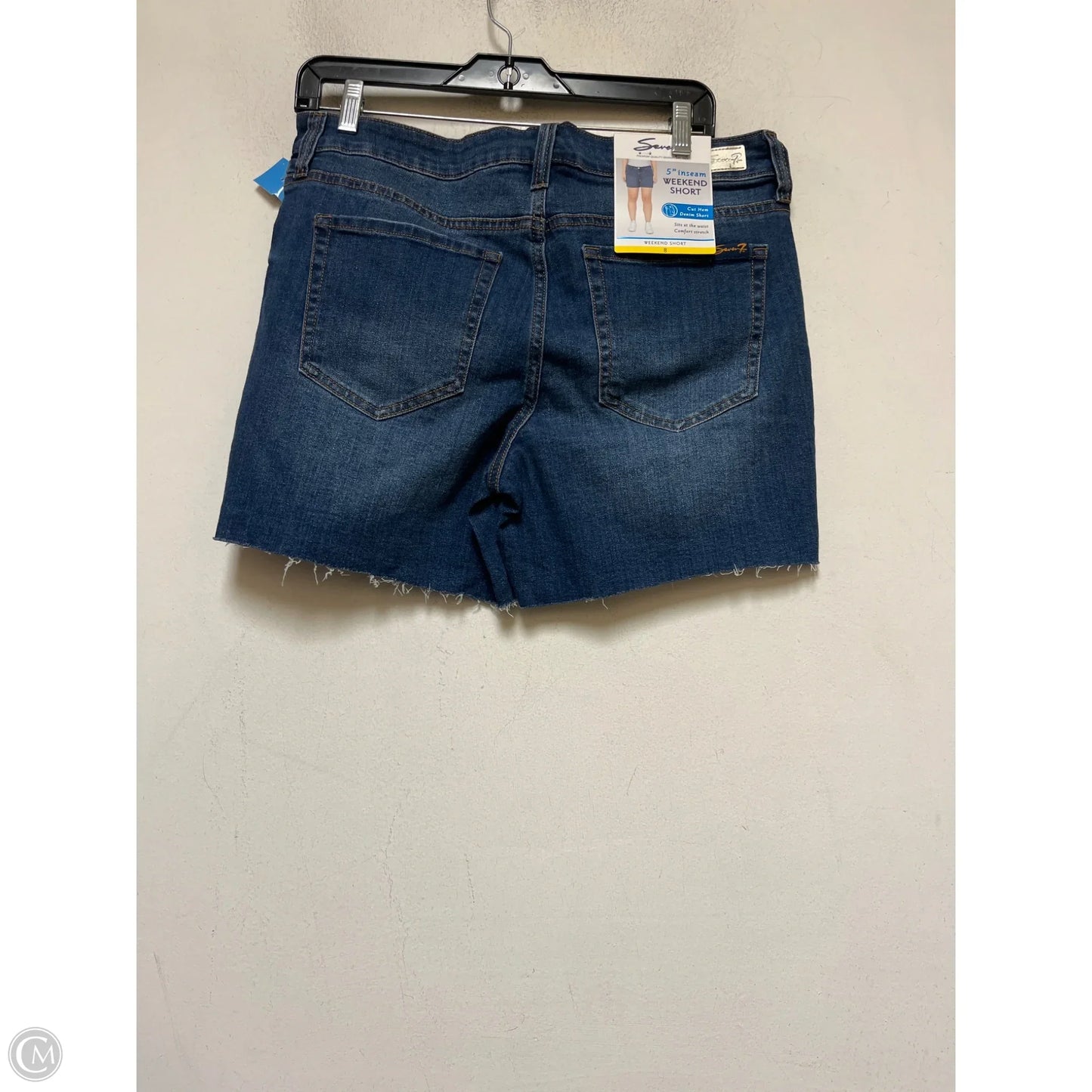 Shorts By Seven 7 In Blue Denim, Size: 8