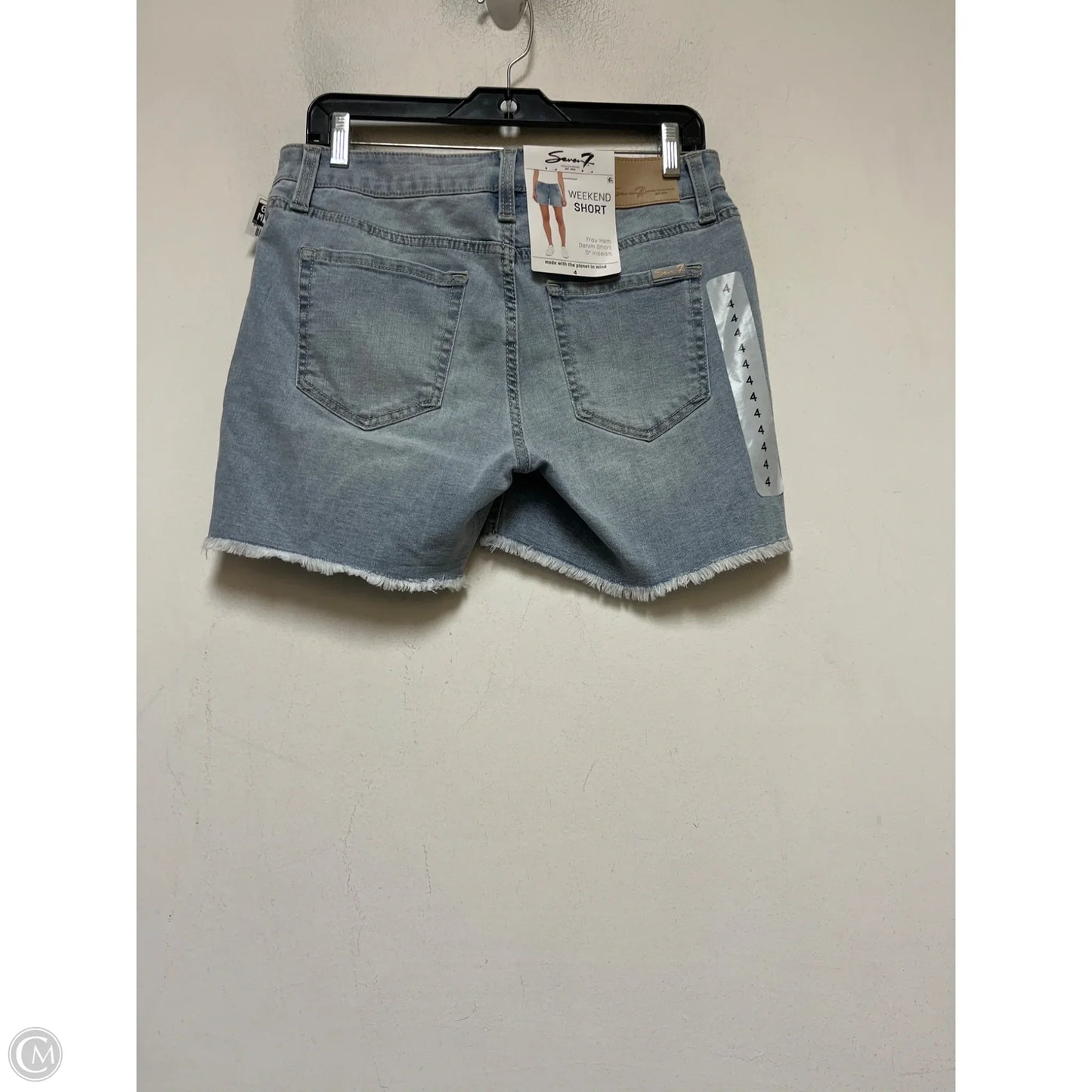 Shorts By Seven 7 In Blue Denim, Size: 4